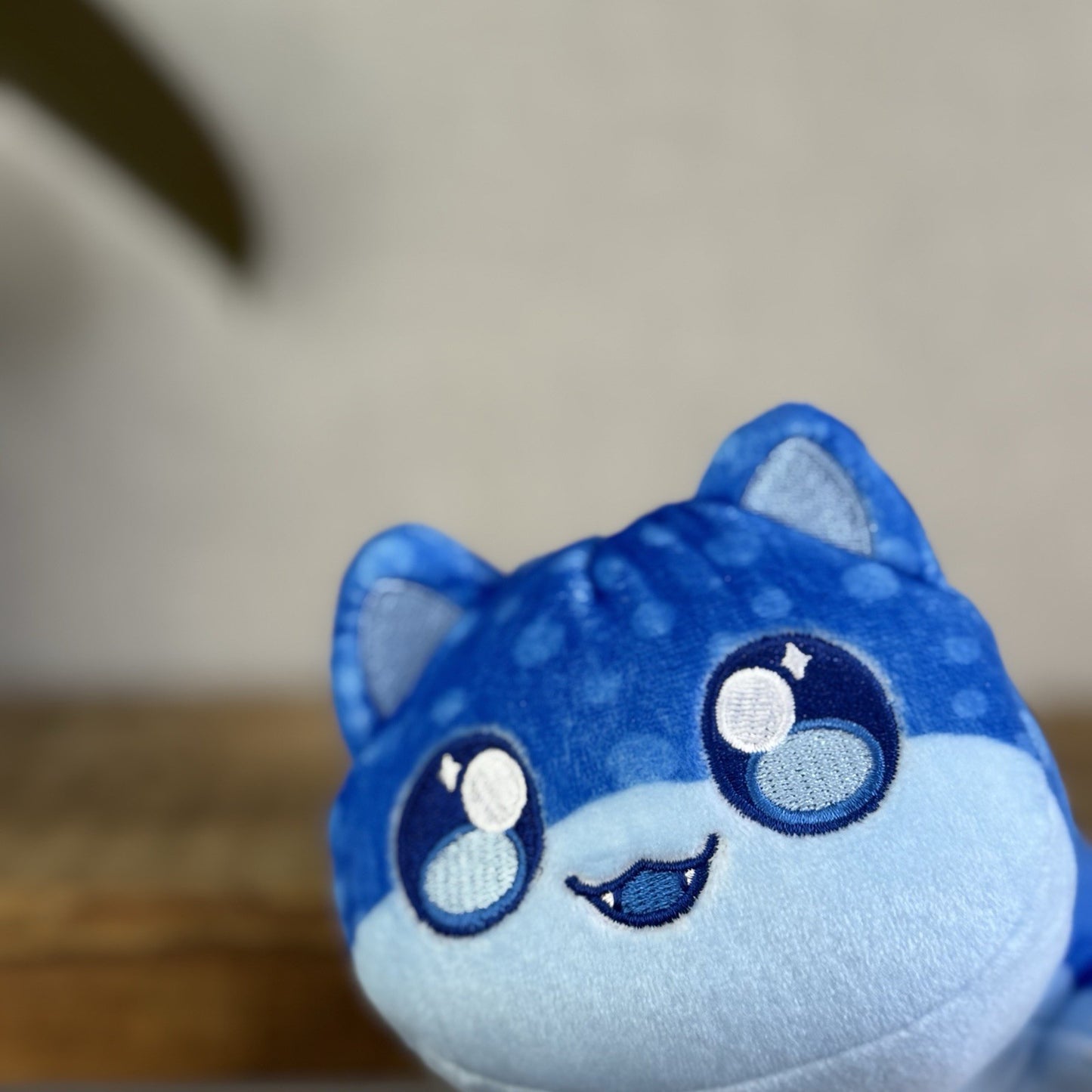 Aphmau MeeMeows - Sealife Litter Plush Whale Cat Blue Kawaii Cute 6"