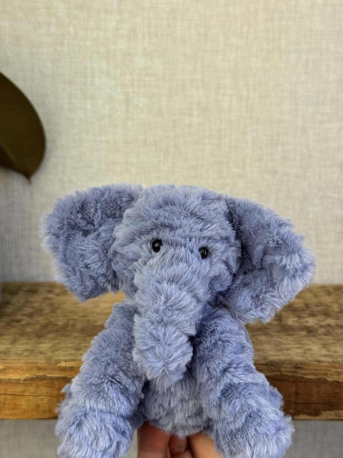 Jellycat Baby Fuddlewuddle Elephant - Fuddlewuddle Tiny Blue Elephant 4”