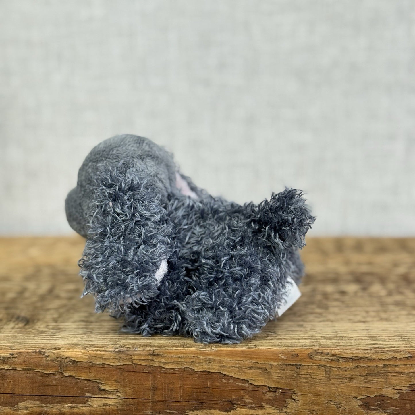 Blue Nose Friends Bixie Cocker Spaniel #113 - Mini Grey Fluffy Beanbag Dog Plush