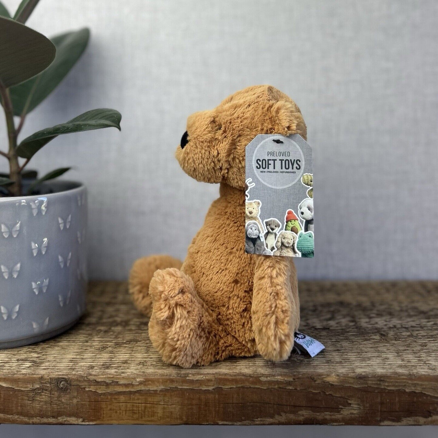 Jellycat Bashful Ginger/orange Bear - Medium Bashful Bear - Retired Bear 12”