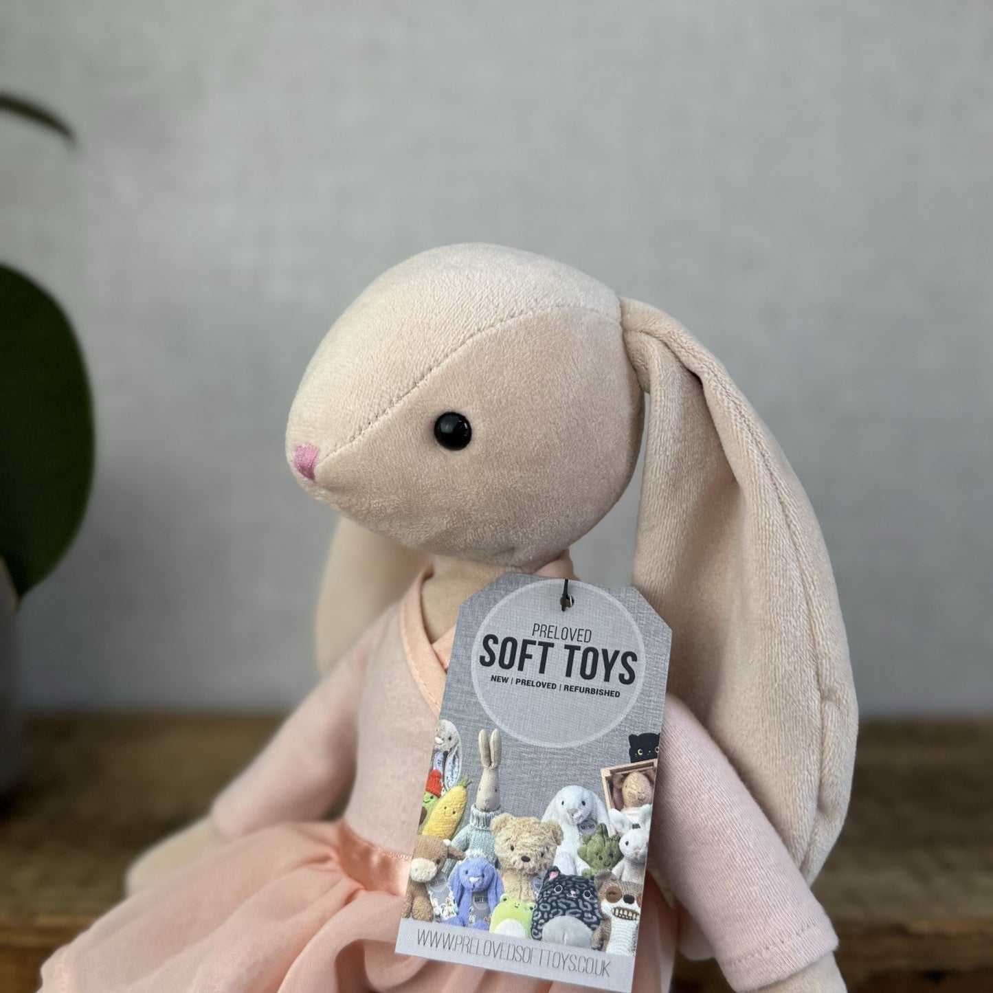 Jellycat Lila Ballerina Bunny - Velour Bunny Tutu Ballet Soft Toy Retired Medium