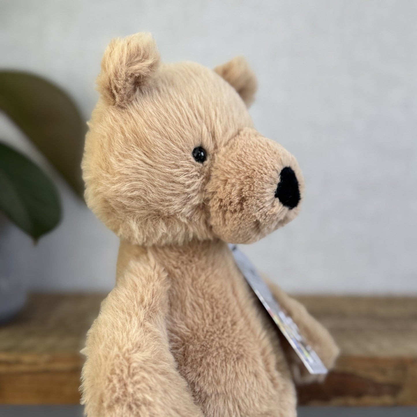 Jellycat Rufus Teddy Bear Plush Soft Toy - Small Fluffy Sitting Bear Beanie 10"