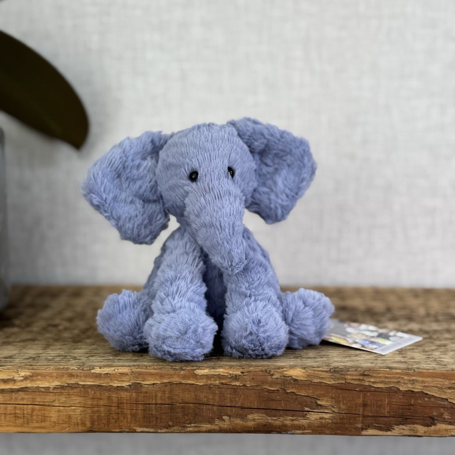 Jellycat Baby Fuddlewuddle Elephant - Fuddlewuddle Tiny Blue Elephant 4” (#2)