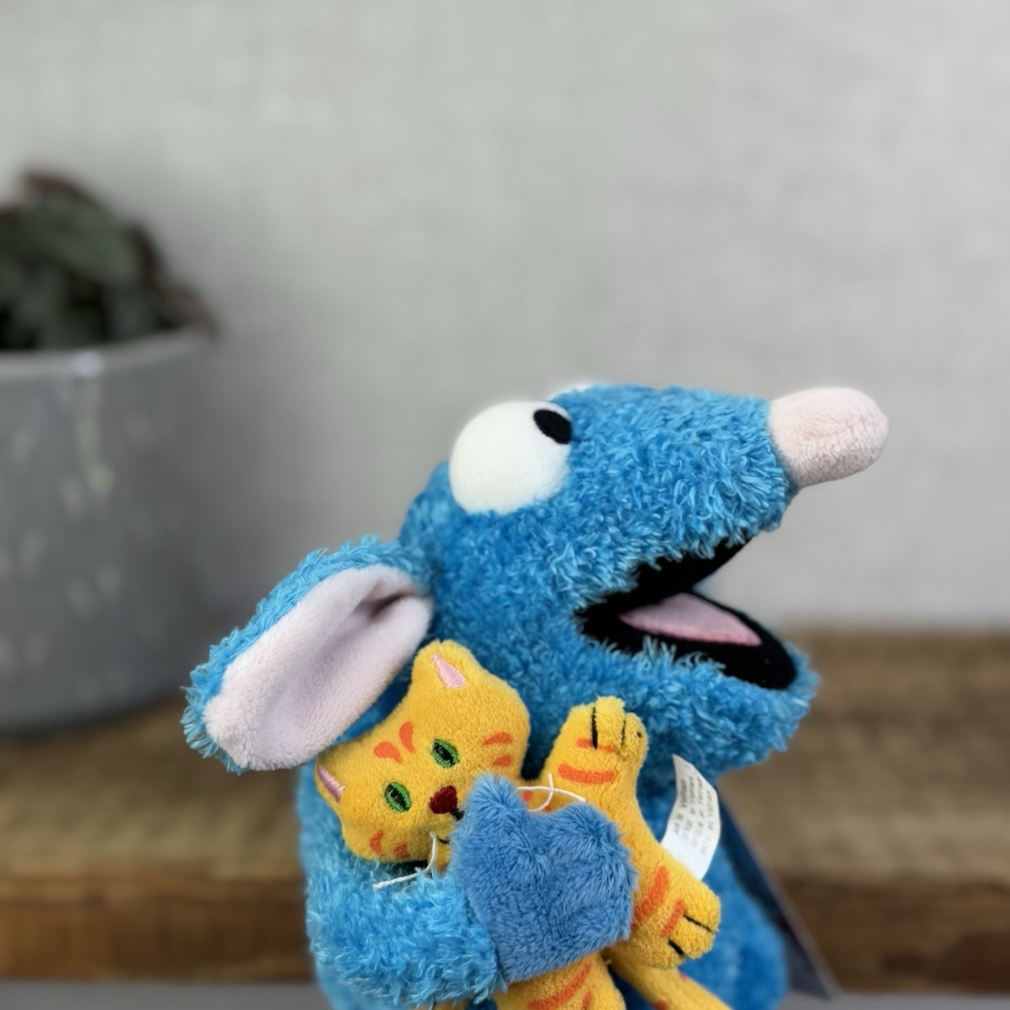 Disney Store Tutter Mouse With Kitty Cat Plush - Bear In The Big Blue House 5”