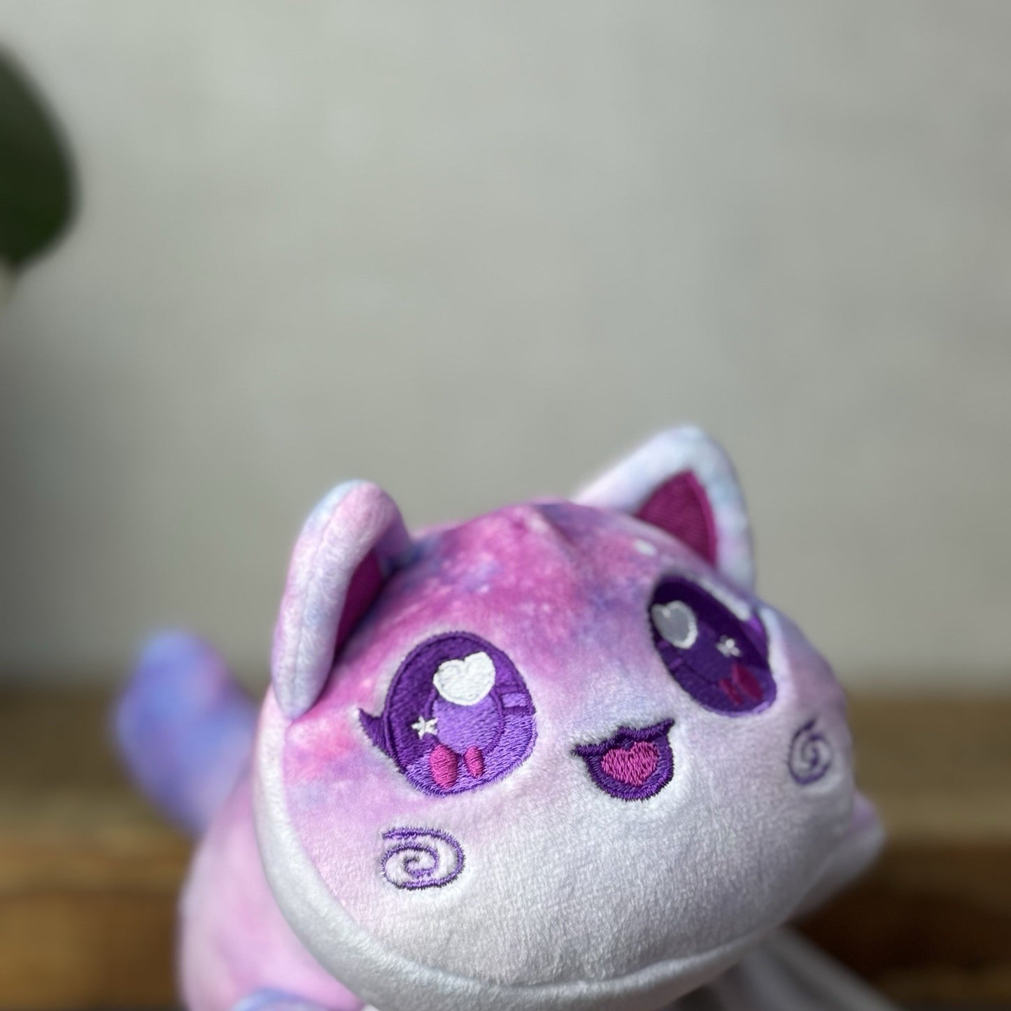 Aphmau MeeMeows - Celestial Galaxy Car - Pocket Squishy Cat Pink Small Cat 5"