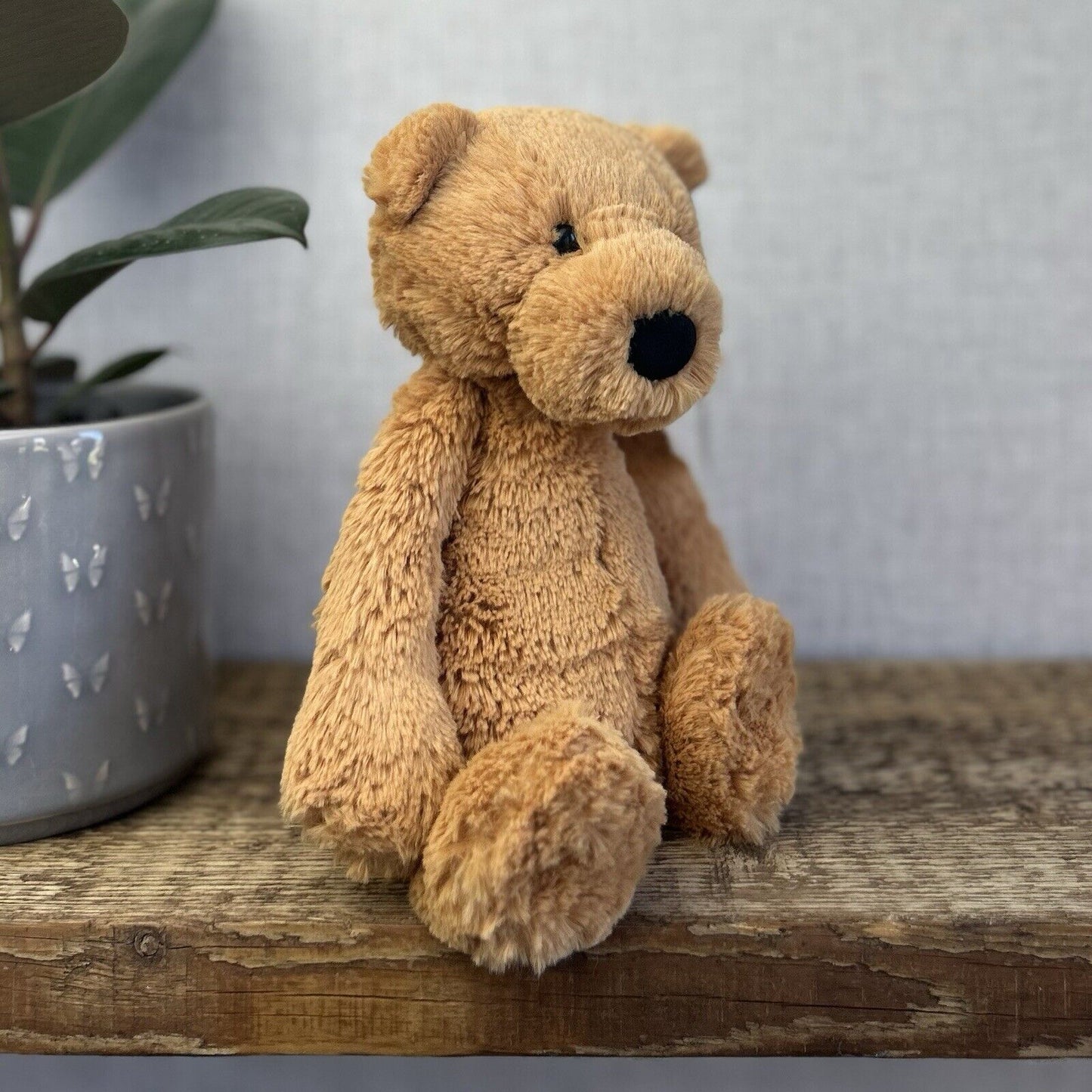 Jellycat Bashful Ginger/orange Bear - Medium Bashful Bear - Retired Bear 12”