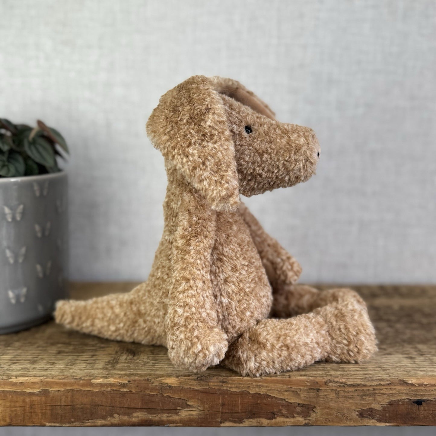Jellycat Alan Aardvark - Orange/Brown Mix Aardvark Beanie Plush Retired 12"