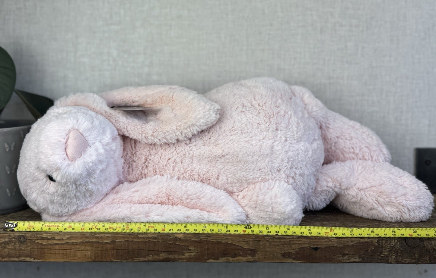 Jellycat Huge Bashful Pink Bunny - Large Baby Pink Bunny - Huge Rabbit 20"