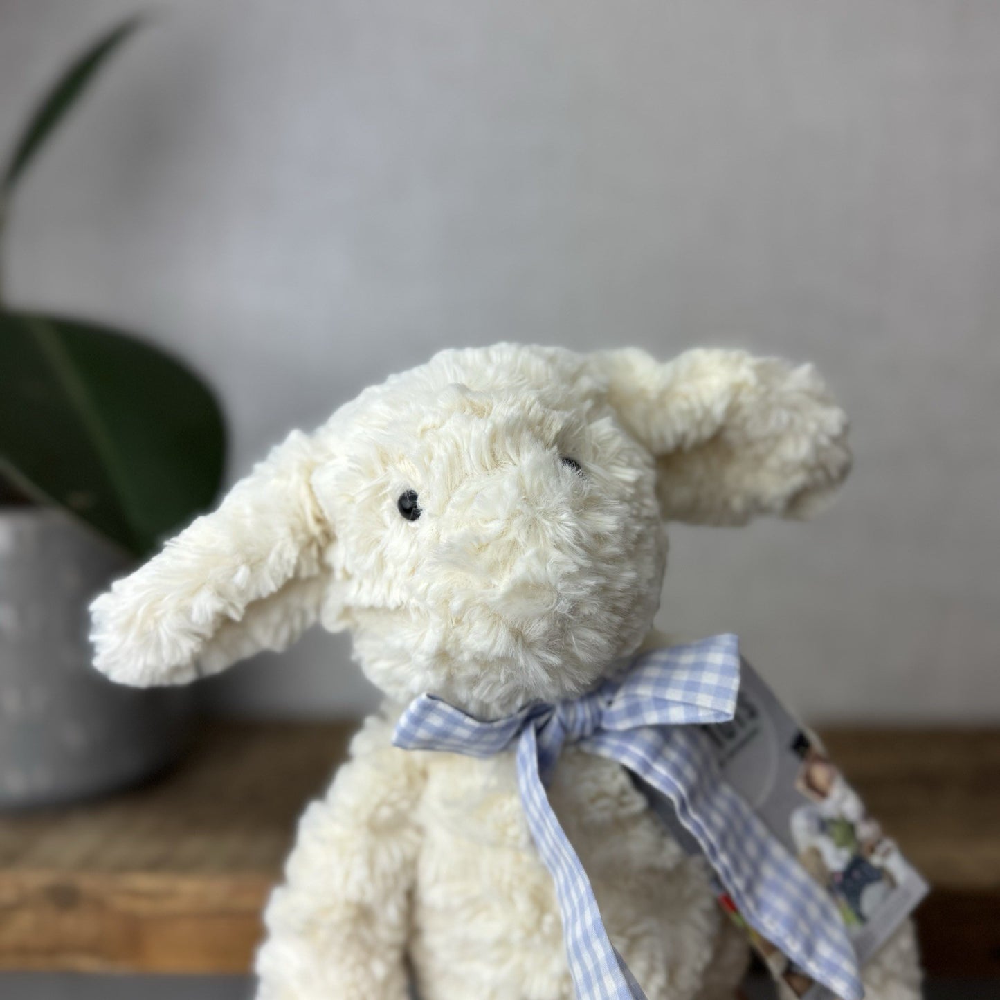 John Lewis Shushky Lamb (Jellycat Collaboration) Cream Curly Lamb Long Legs 15”