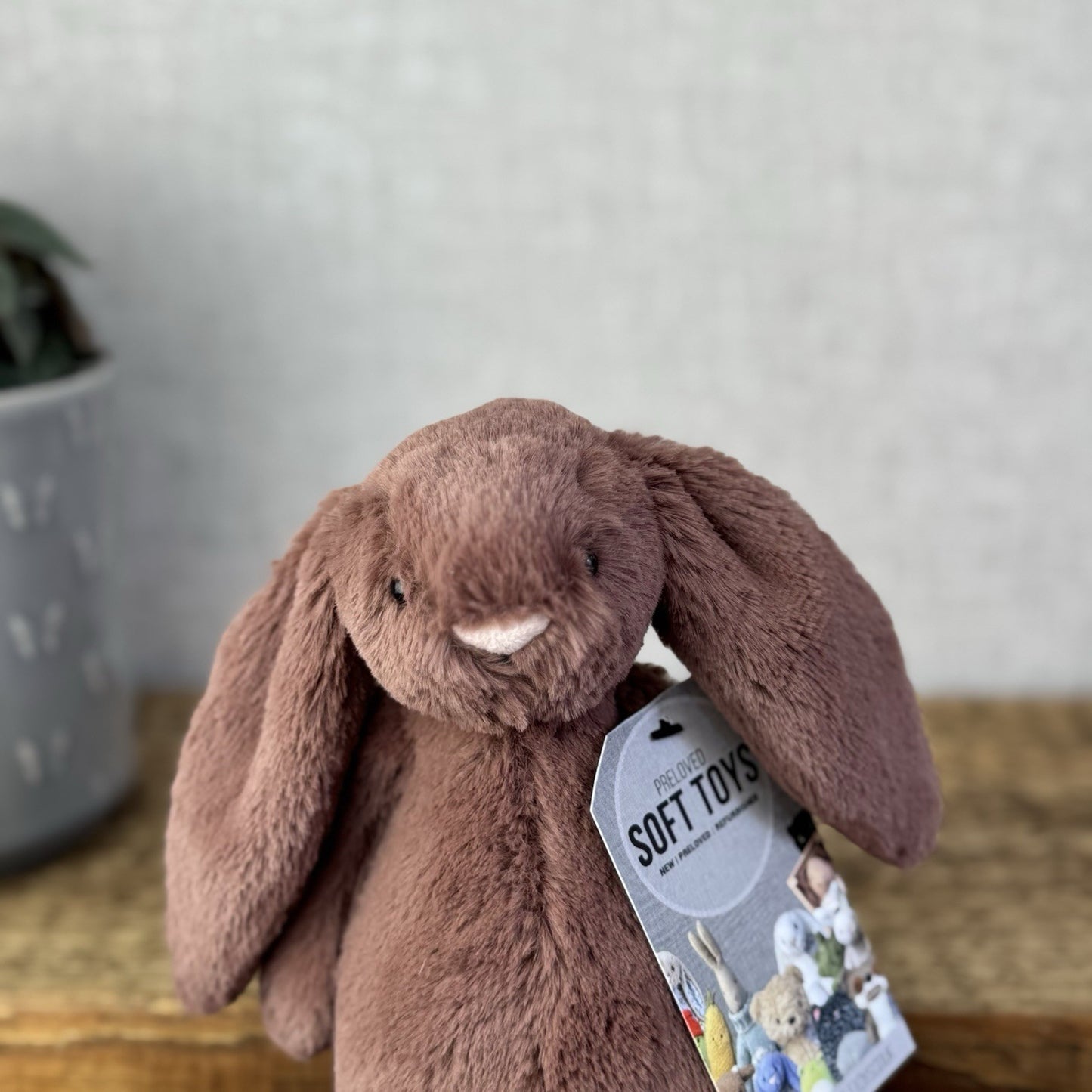 Jellycat Small Bashful Fudge Bunny New Without Tags Small Brown Rabbit Retired