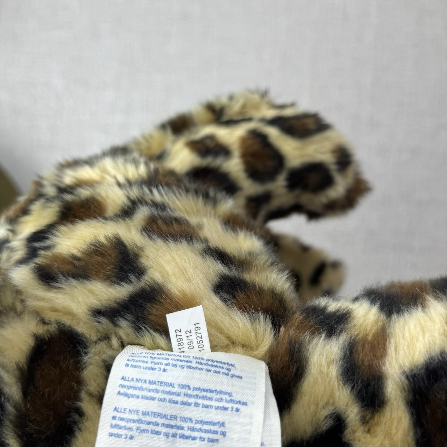 Build A Bear WWF Leopard Cheetah Plush Stuffed Animal 2012 World Wildlife 12"
