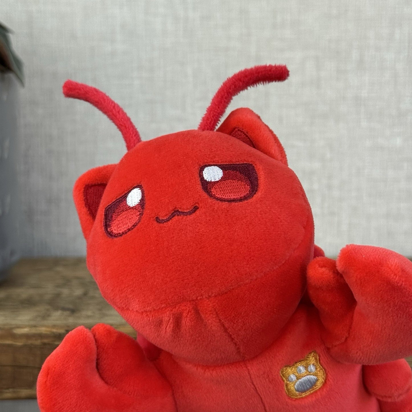 Aphmau MeeMeows Lobster Cat - Red Sea Creature Mystery Plush Toy Collectible 5”