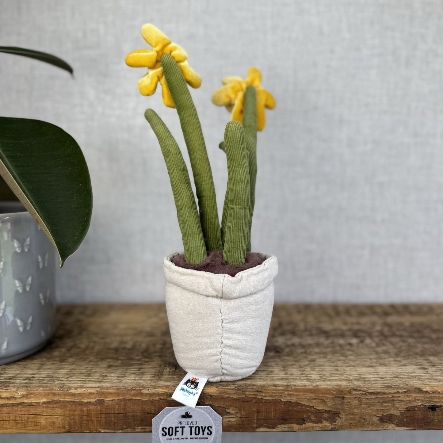 Jellycat Amuseable Daffodil Plant Pot - Retired Soft Toy Flower Pot Plush Medium