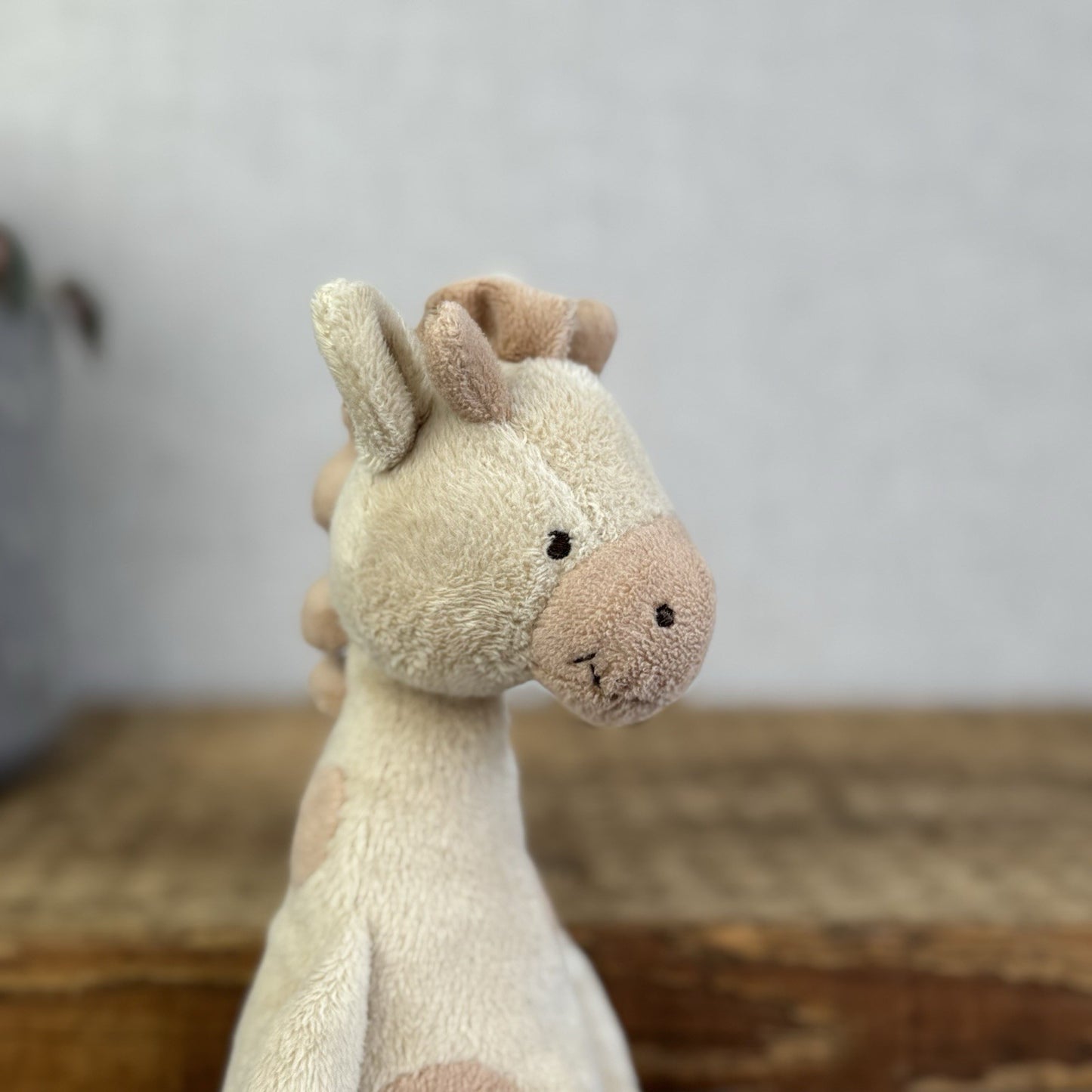 Jellycat Little Gentle Giraffe Rattle - Small Giraffe Rattle Plush Toy 9"