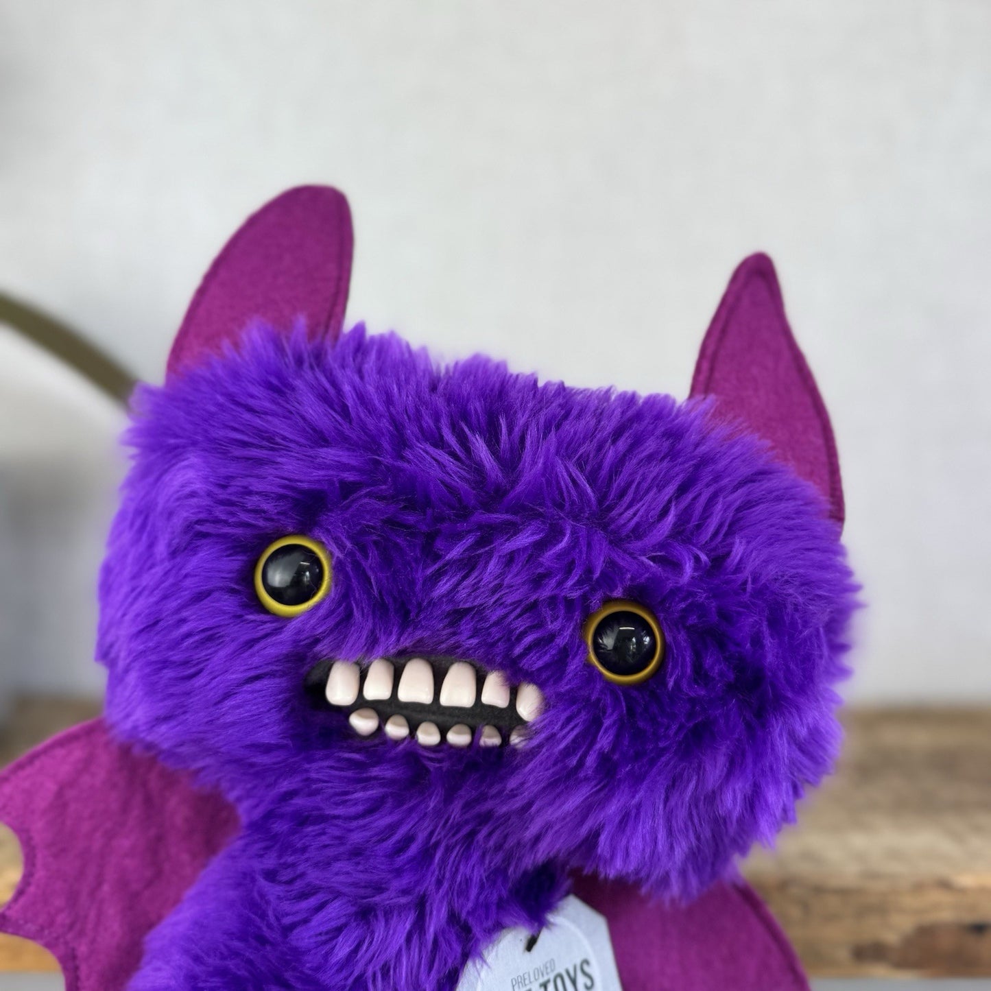 Fuggler - Count Fuggula Purple Fluffy Bat Funny Ugly Monster Rare Collectible