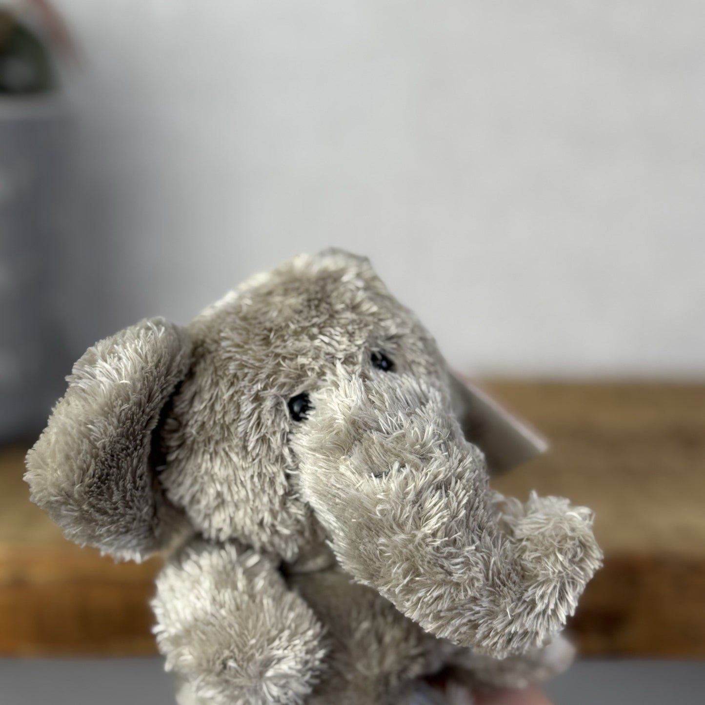 Russ Luvvies - Kristi Elephant Small Pudding Beanie Elephant New Tags 5"