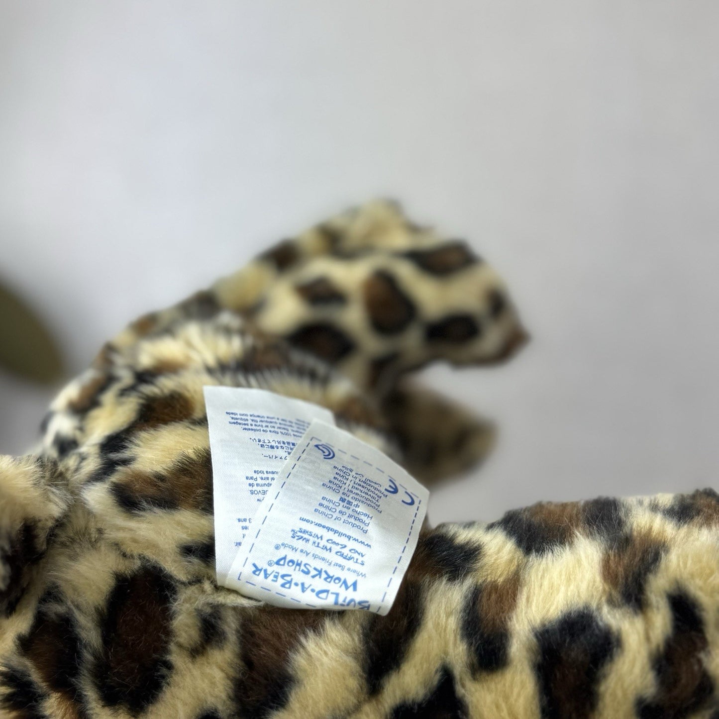 Build A Bear WWF Leopard Cheetah Plush Stuffed Animal 2012 World Wildlife 12"