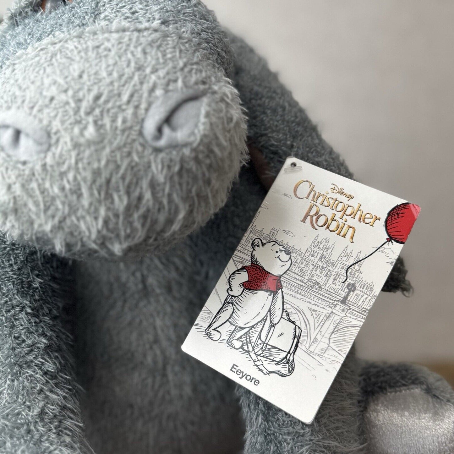 Disney Eyyore Plush Toy - Christopher Robin live action Movie - Winnie the Pooh