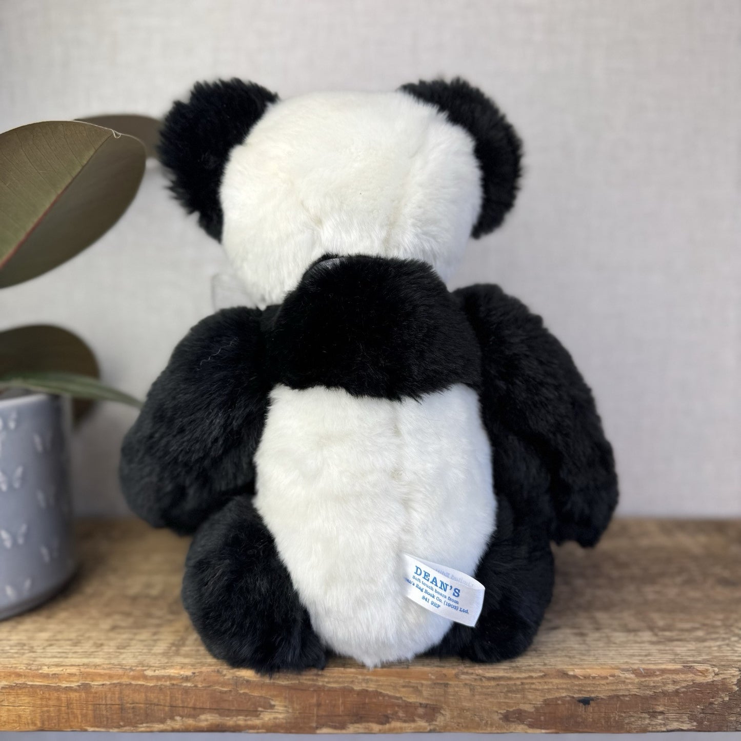 Deans Rag Book Bear Panda Limited Edition Sugarplum Panda Bear Super Soft 11”