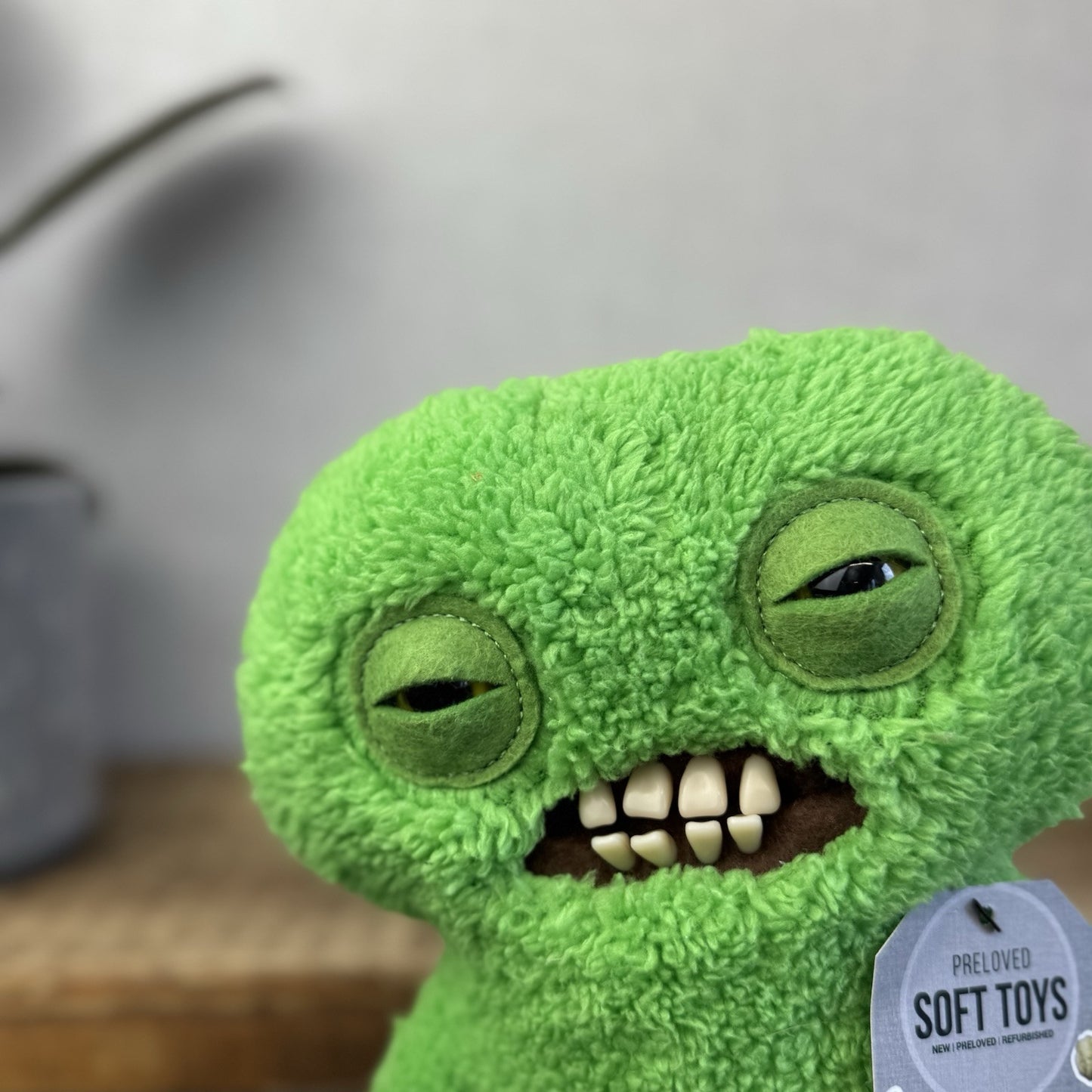 Fuggler Snuggler Edition - Squidge Green Funny Ugly Monster Bright Green Soft