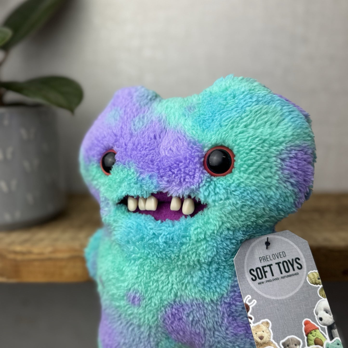 Fuggler Funny Ugly Monster Gaptooth McGoo Laboratory Misfits Purple/blue Monster