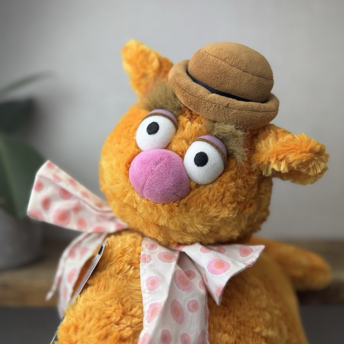 Disney Store The Muppets Show - Fozzie Bear Backpack Plush Bag Collectible