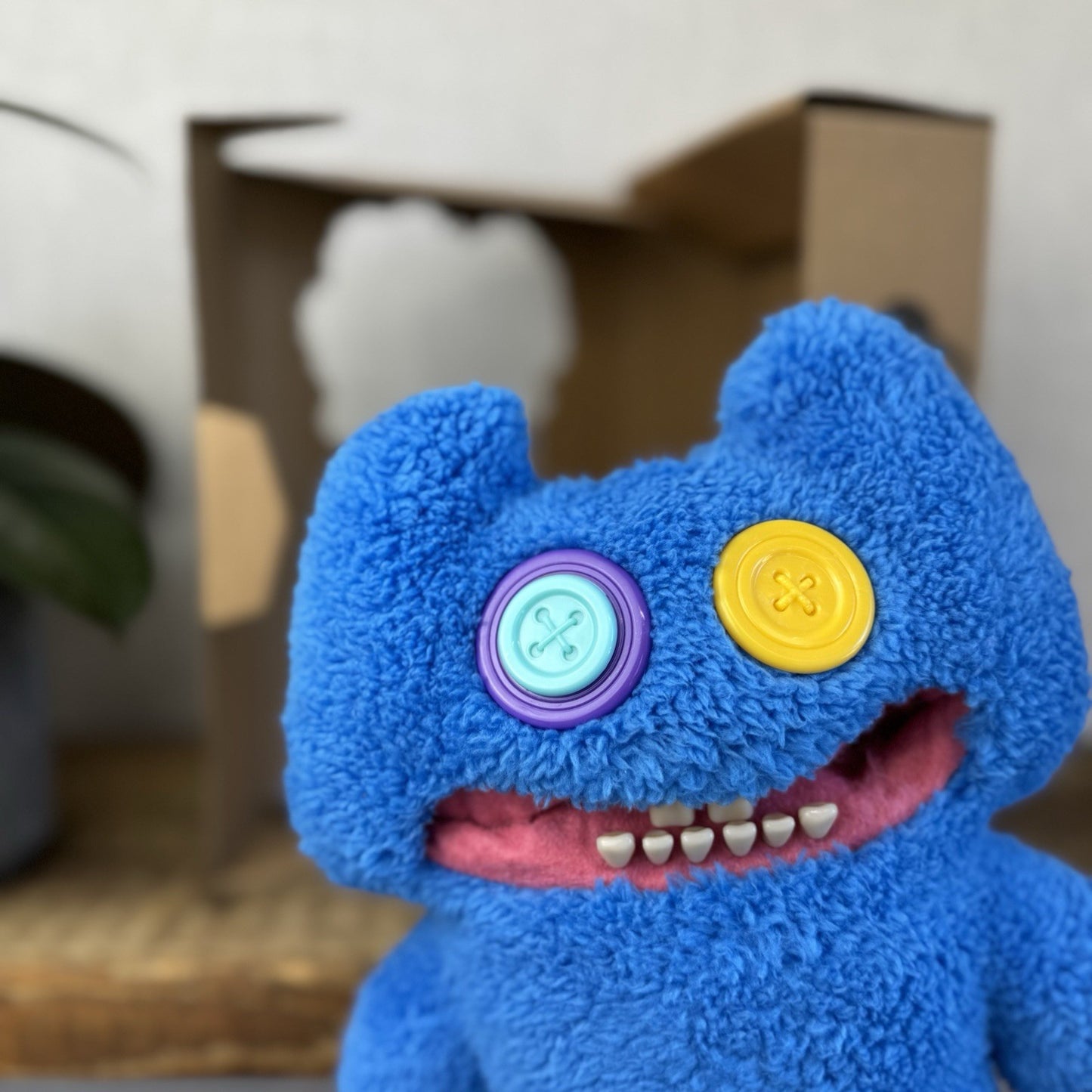 Fuggler Stinkface - Blue Snuggler Edition Fur Snuggly Funny Fuggler With Box