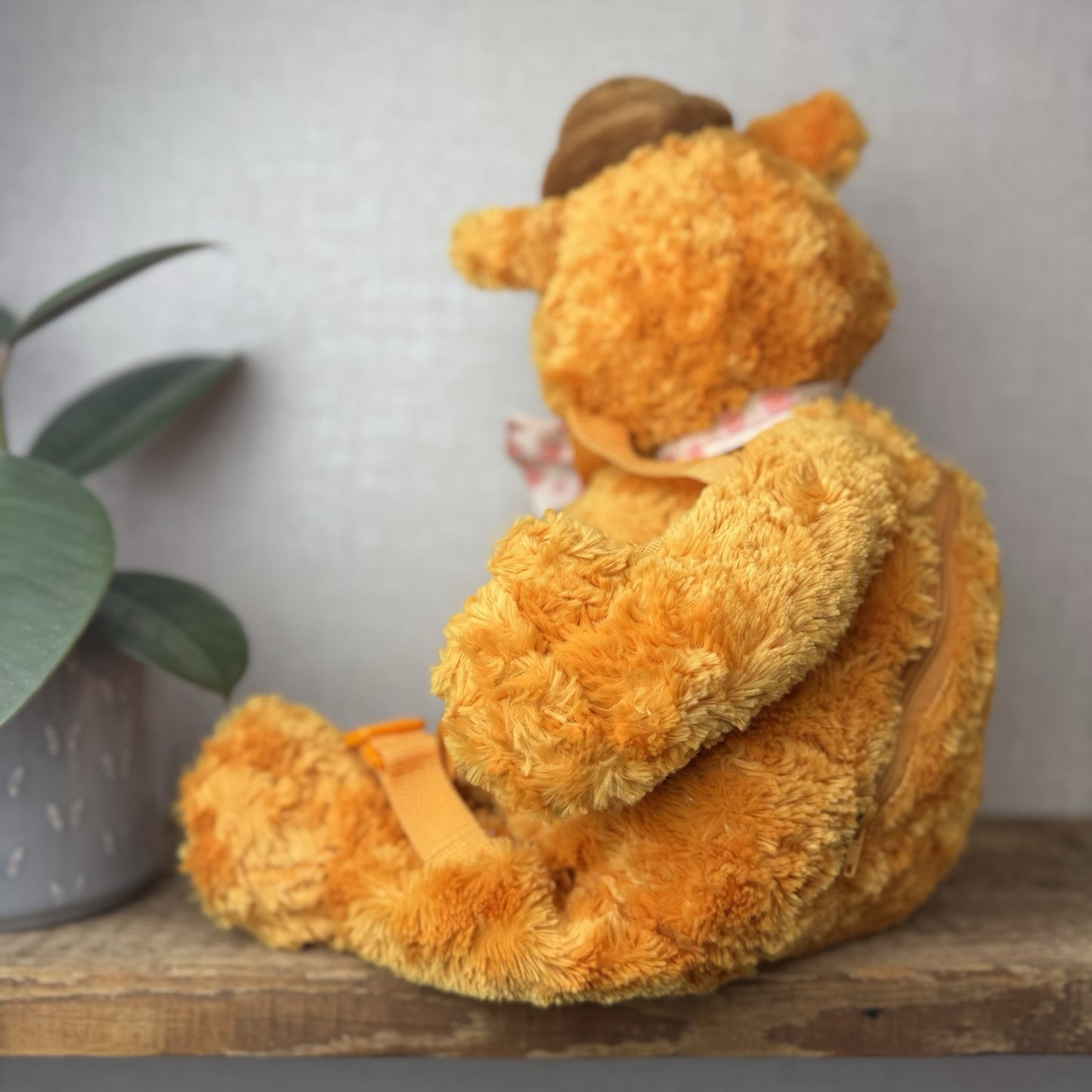 Disney Store The Muppets Show - Fozzie Bear Backpack Plush Bag Collectible