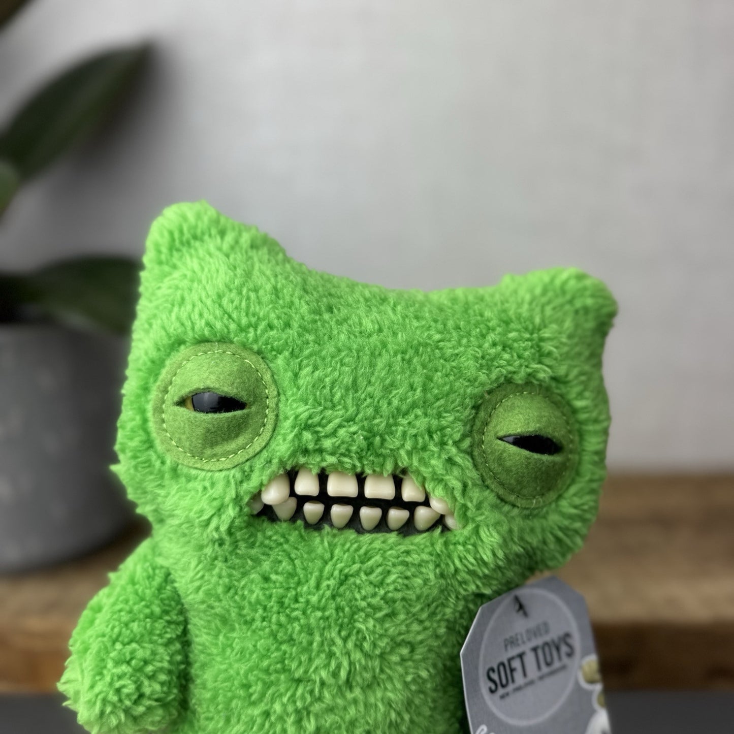 Fuggler Funny Ugly Monster Snuggler Edition - Munch Much Green Fugg Rare Soft