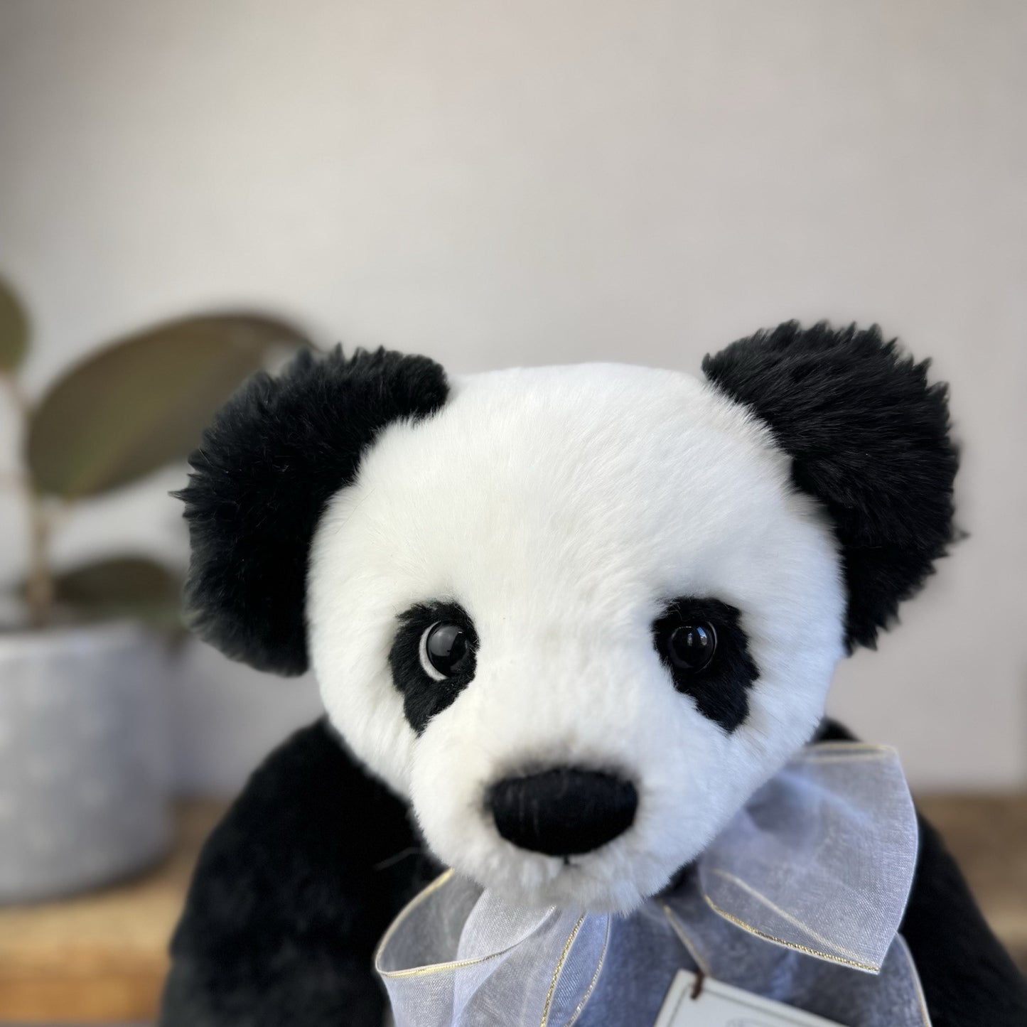 Deans Rag Book Bear Panda Limited Edition Sugarplum Panda Bear Super Soft 11”