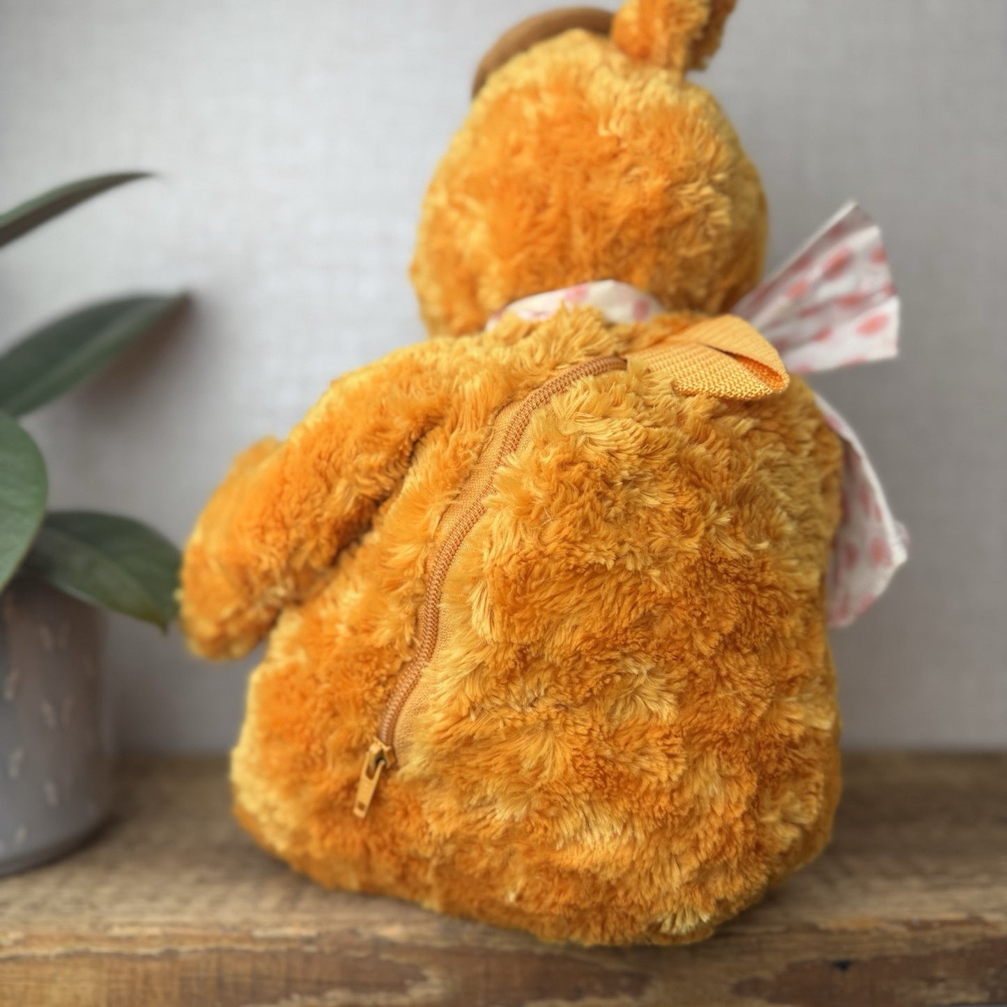 Disney Store The Muppets Show - Fozzie Bear Backpack Plush Bag Collectible