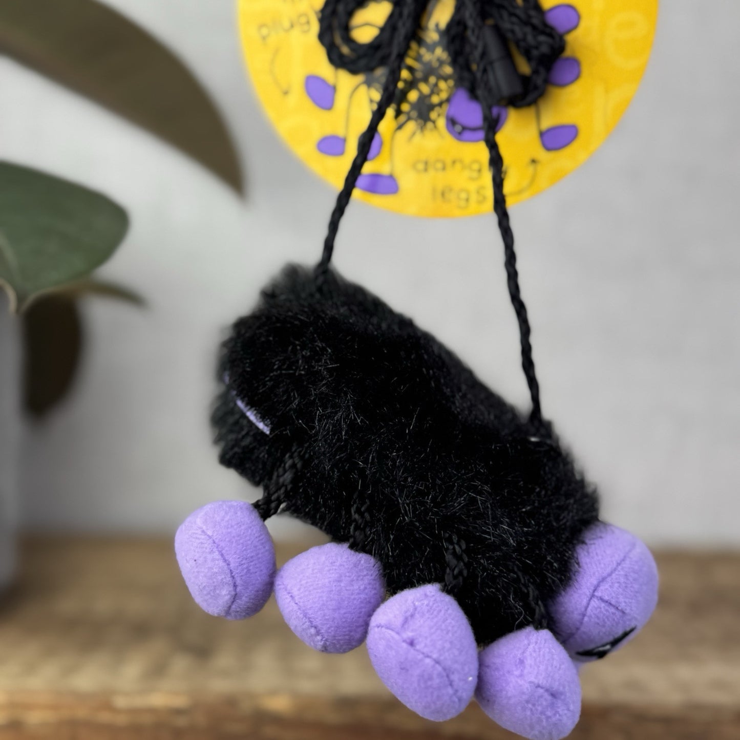 Bang On The Door Spider Purse - Y2K Groovy Chick Fluffy Spider Mini Pouch Bag 5”