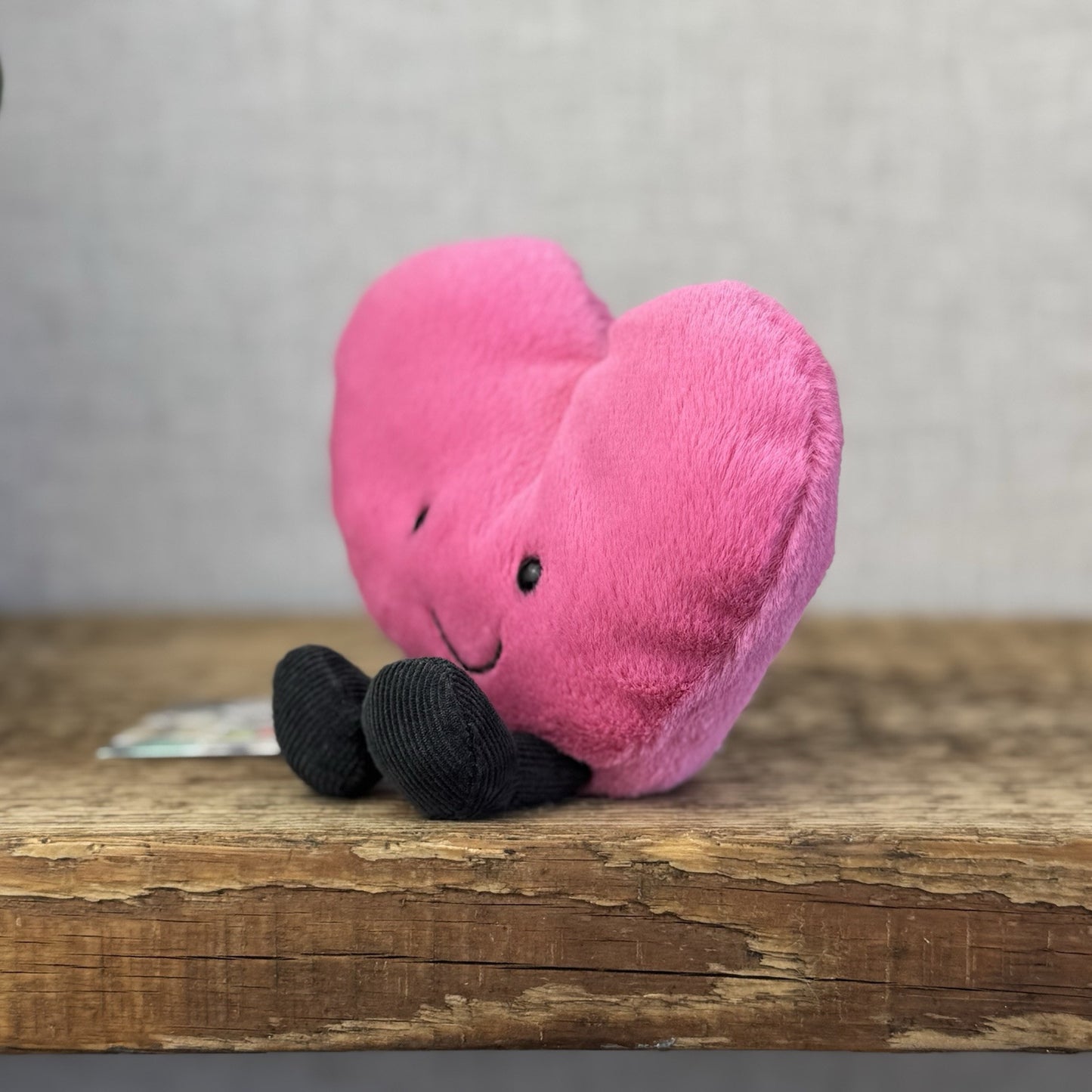 Jellycat Amuseable Pink Heart - Small Heart Jellycat - Jellycat Heart - Small 4”