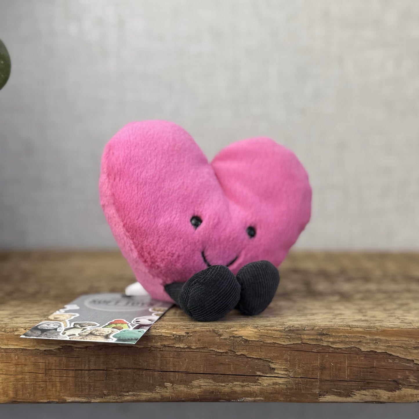 Jellycat Amuseable Pink Heart - Small Heart Jellycat - Jellycat Heart - Small 4”