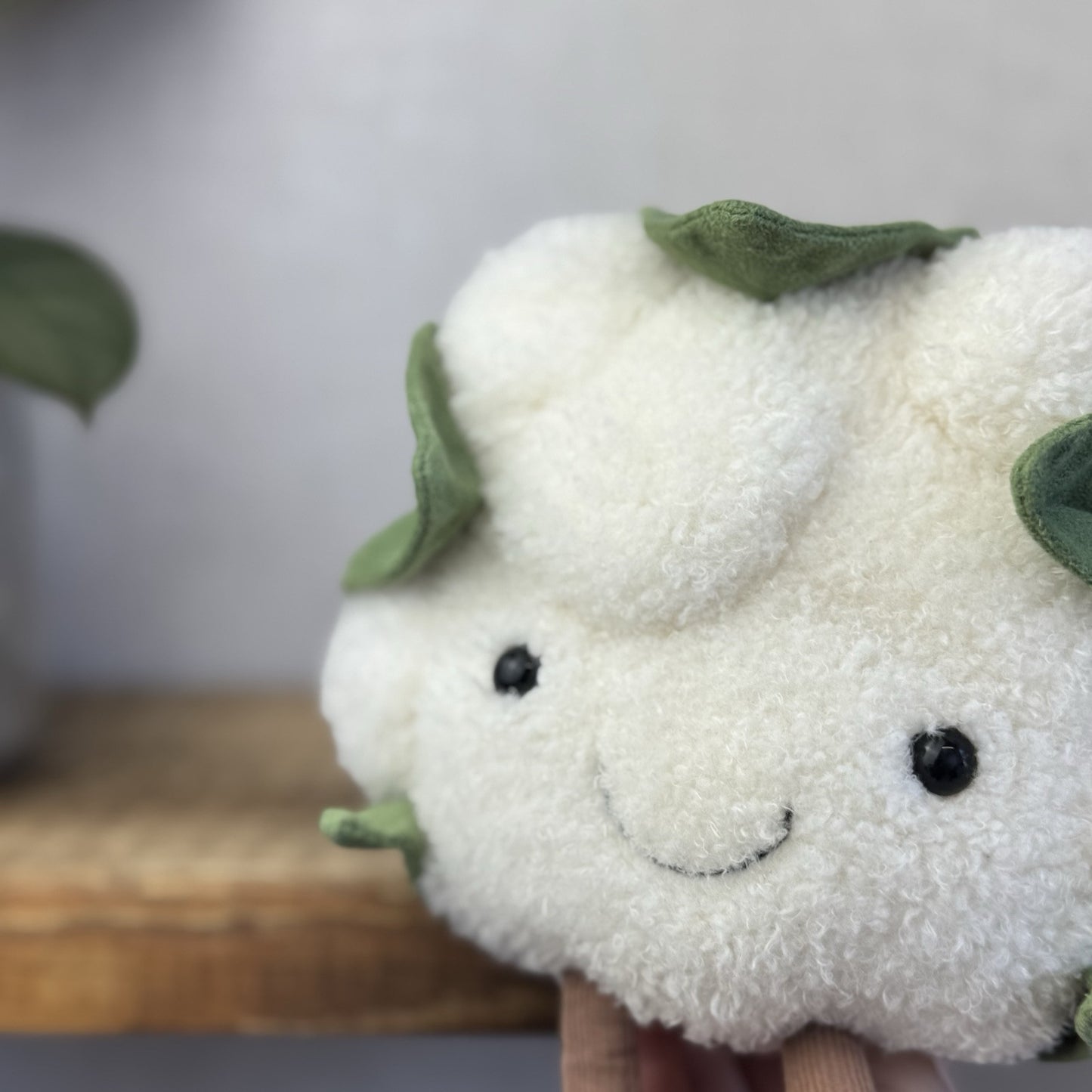 Jellycat Amuseable Cauliflower Soft Toy Plush - Retired Veg Collectible 7”