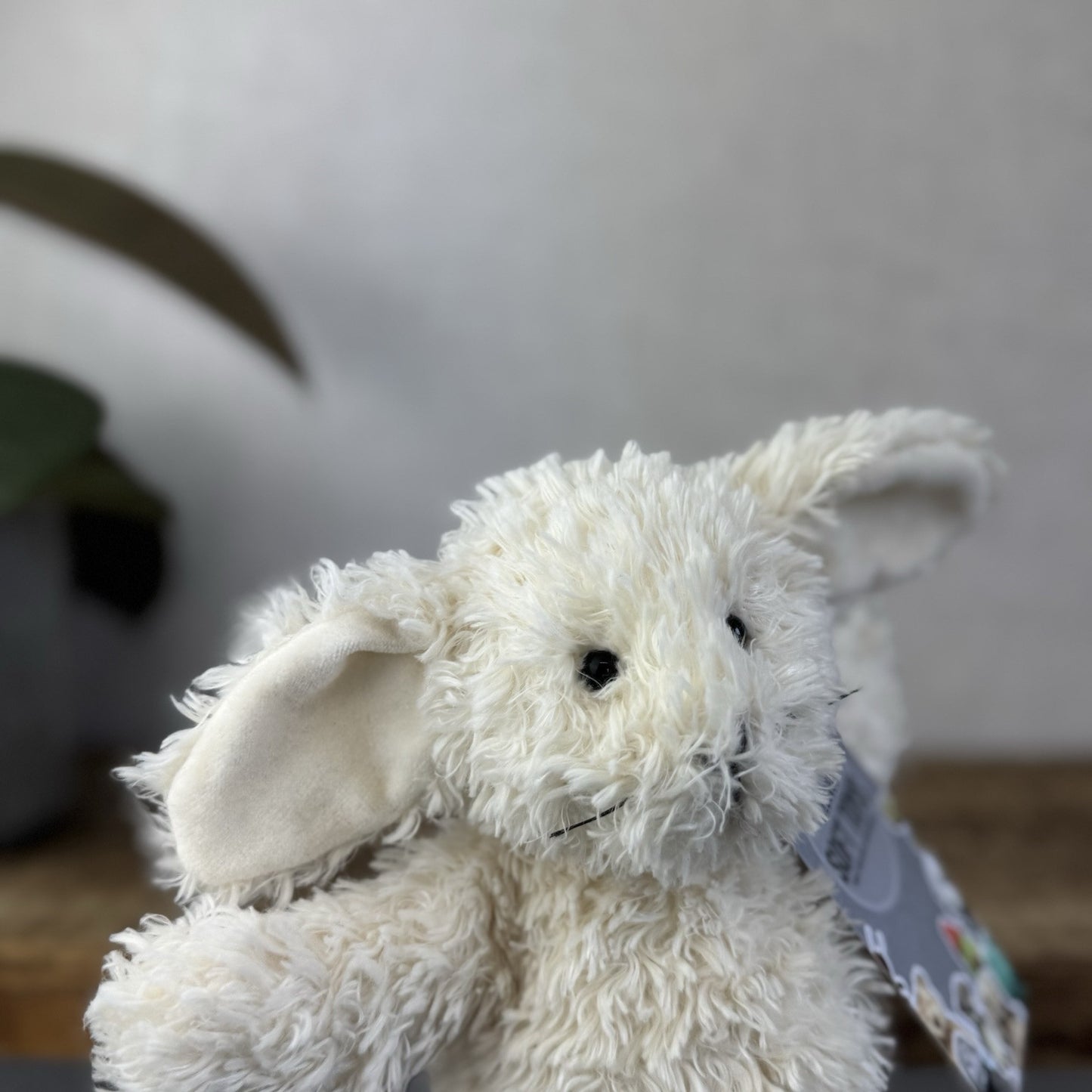 Jellycat Small Toastie Bunny - Small Cream Bunny Whiskers Vintage Curly Fur 9”