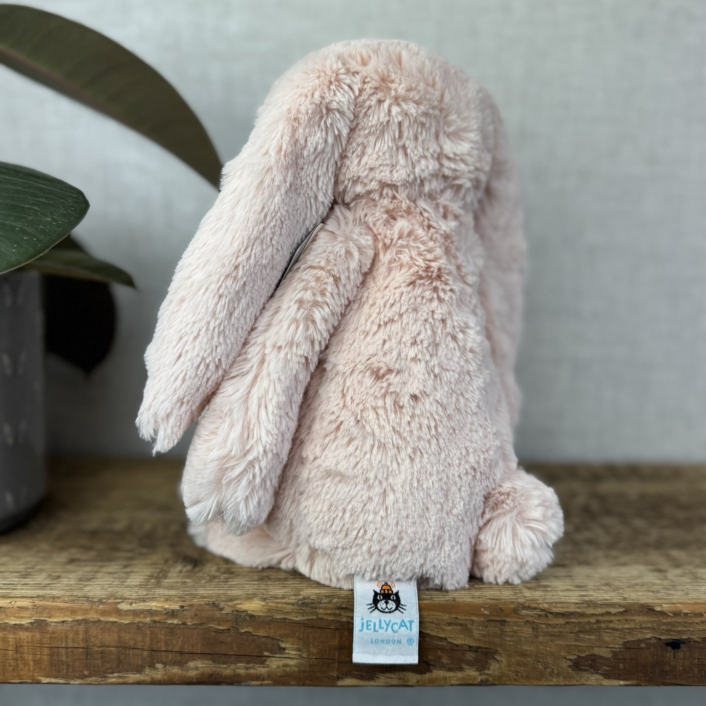 Jellycat Medium Bashful Blush Bunny - Pale Light Pink Rabbit 12” (#2)