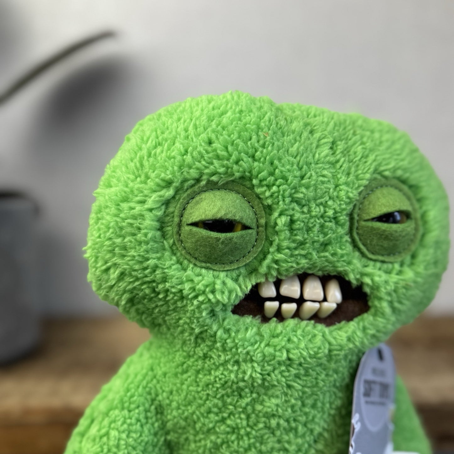 Fuggler Snuggler Edition - Squidge Green Funny Ugly Monster Bright Green Soft