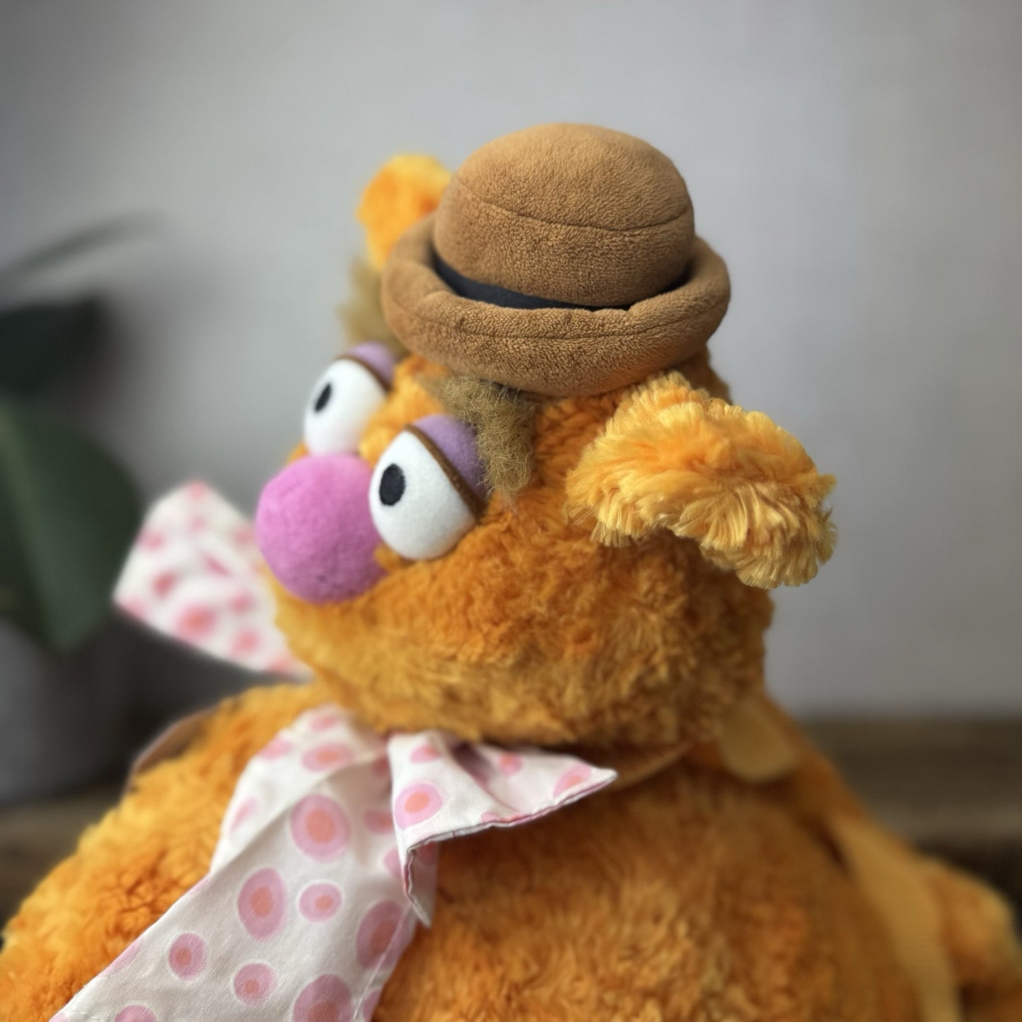 Disney Store The Muppets Show - Fozzie Bear Backpack Plush Bag Collectible