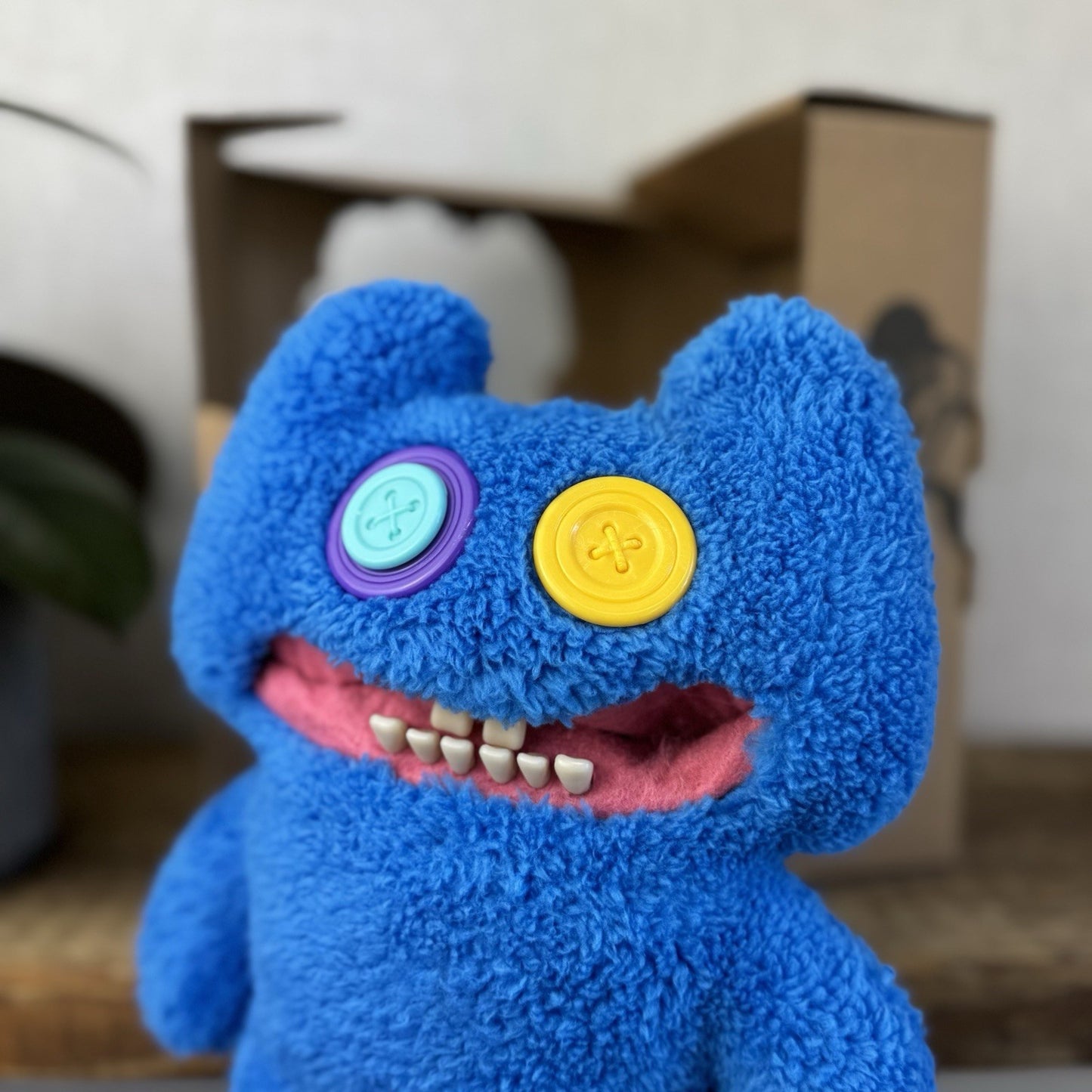 Fuggler Stinkface - Blue Snuggler Edition Fur Snuggly Funny Fuggler With Box