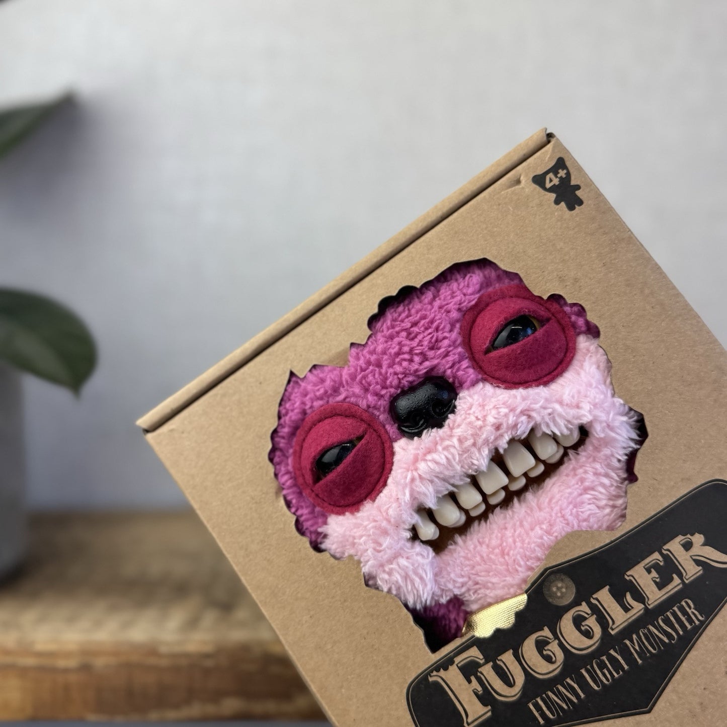 Fuggler Gold Fuggler Teddy Bear Nightmare Pink Funny Ugly Monster Bear With Box