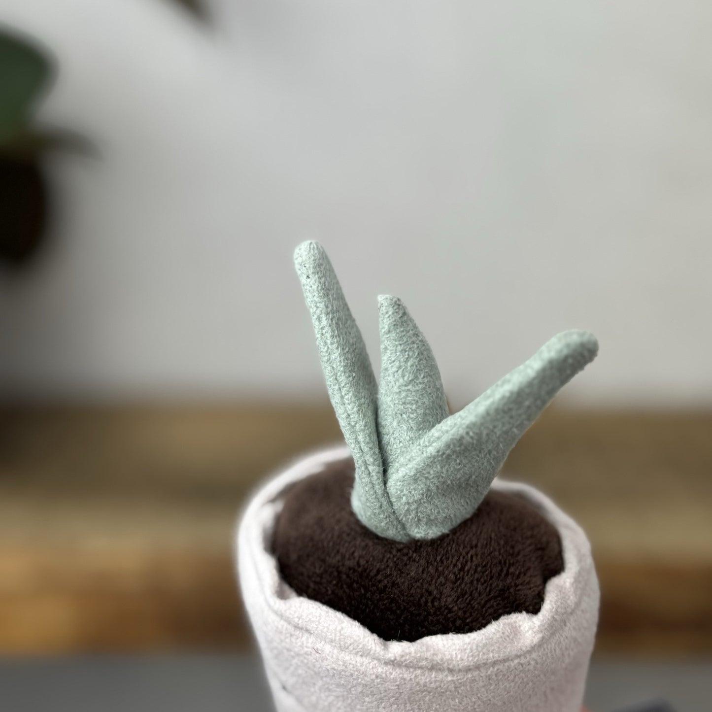 Jellycat Silly Seedling Laughing - Small Seedling Plant Pot Plush Display 4"