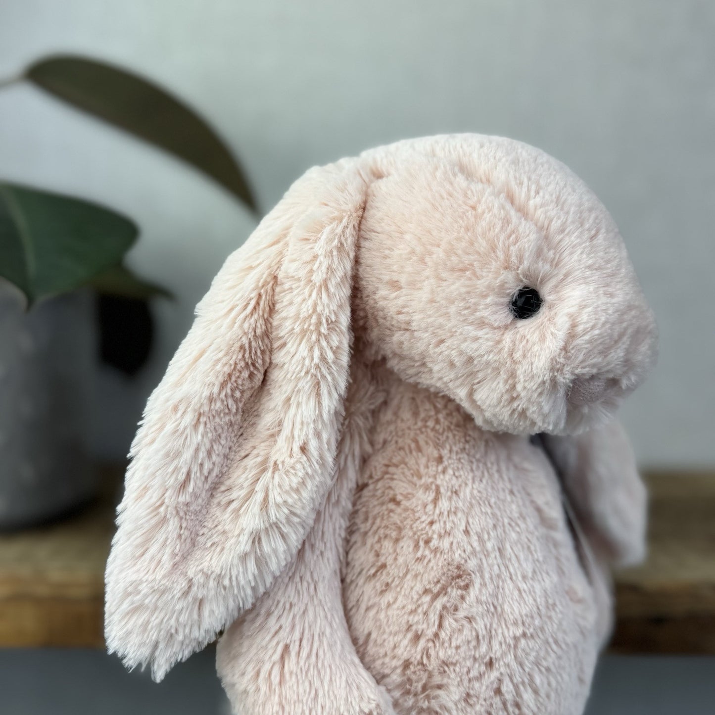 Jellycat Medium Bashful Blush Bunny - Pale Light Pink Rabbit 12” (#2)
