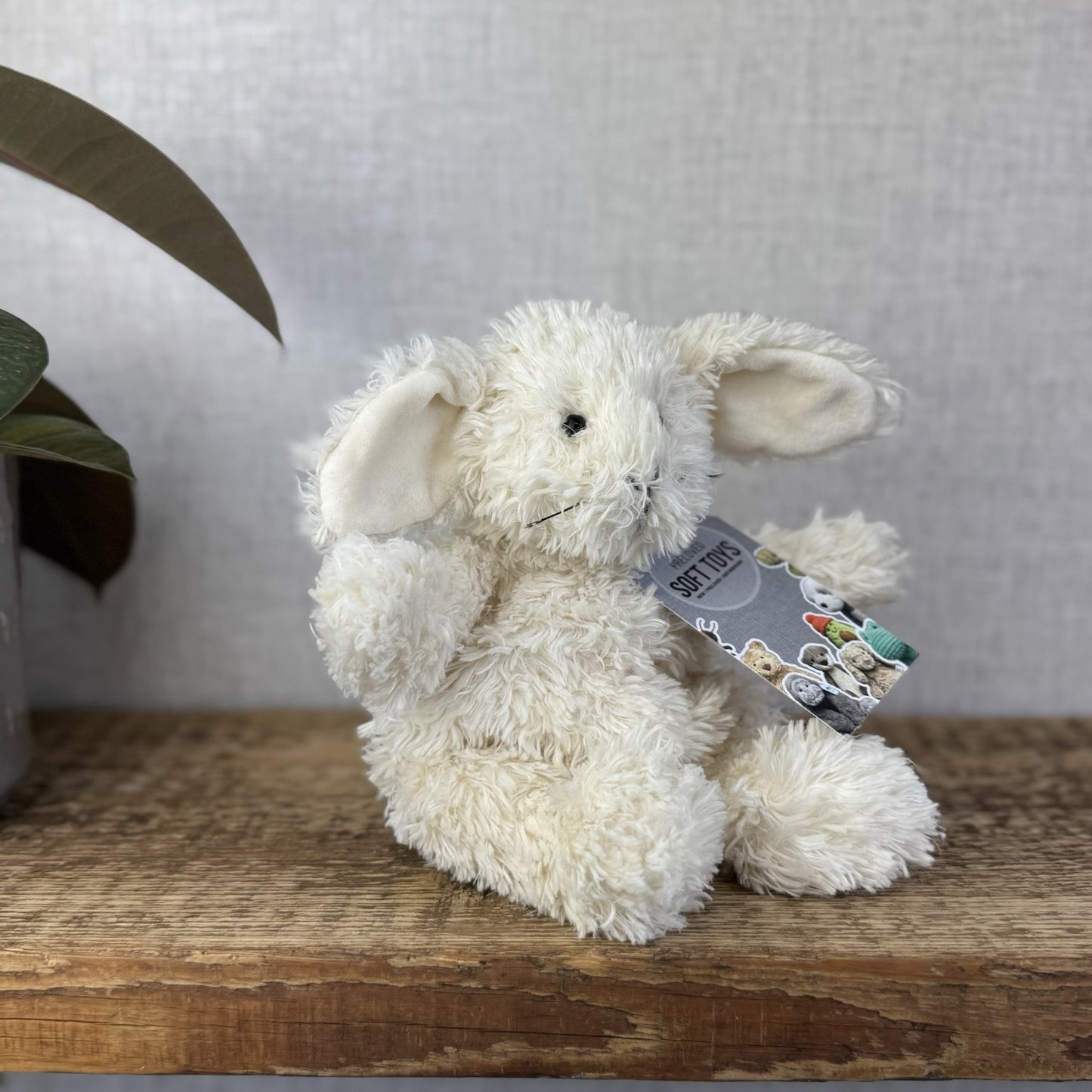 Jellycat Small Toastie Bunny - Small Cream Bunny Whiskers Vintage Curly Fur 9”