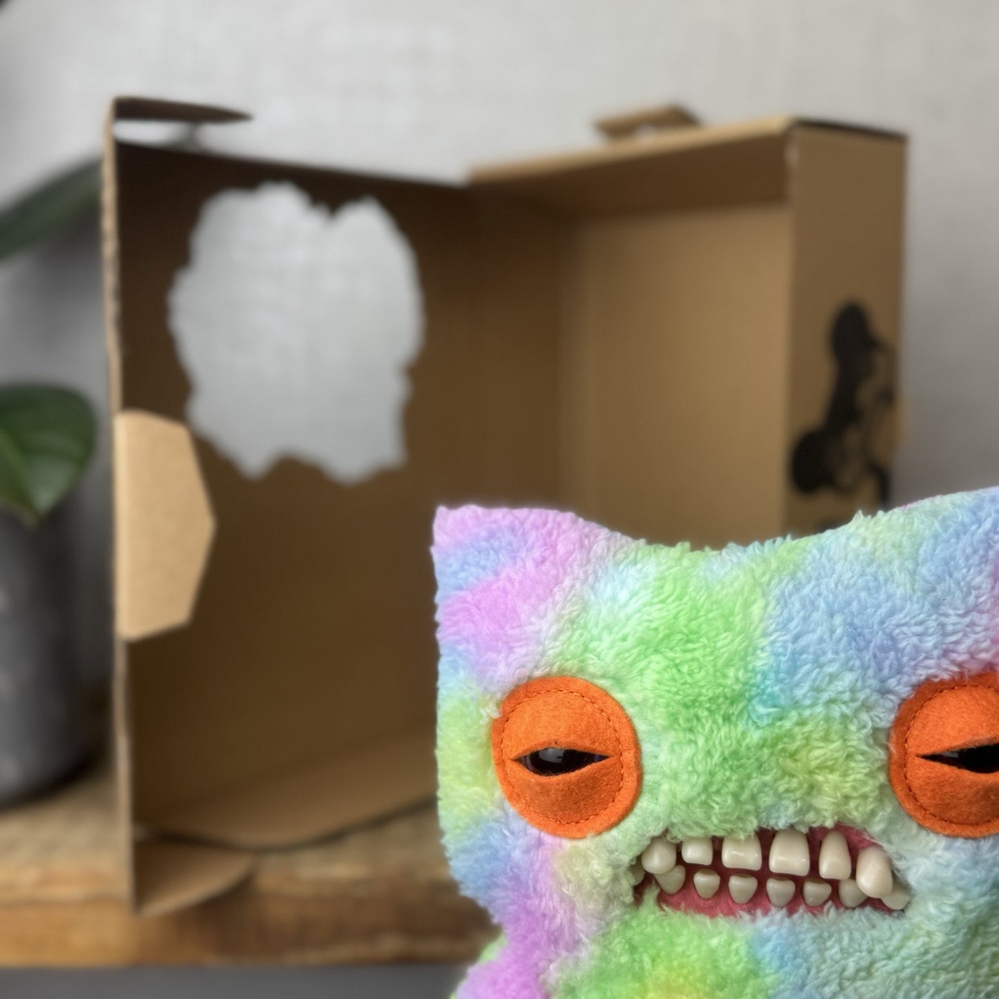 Fuggler Laboratory Misfits - Munch Munch Mix Dye Snuggler Rare Soft With Box