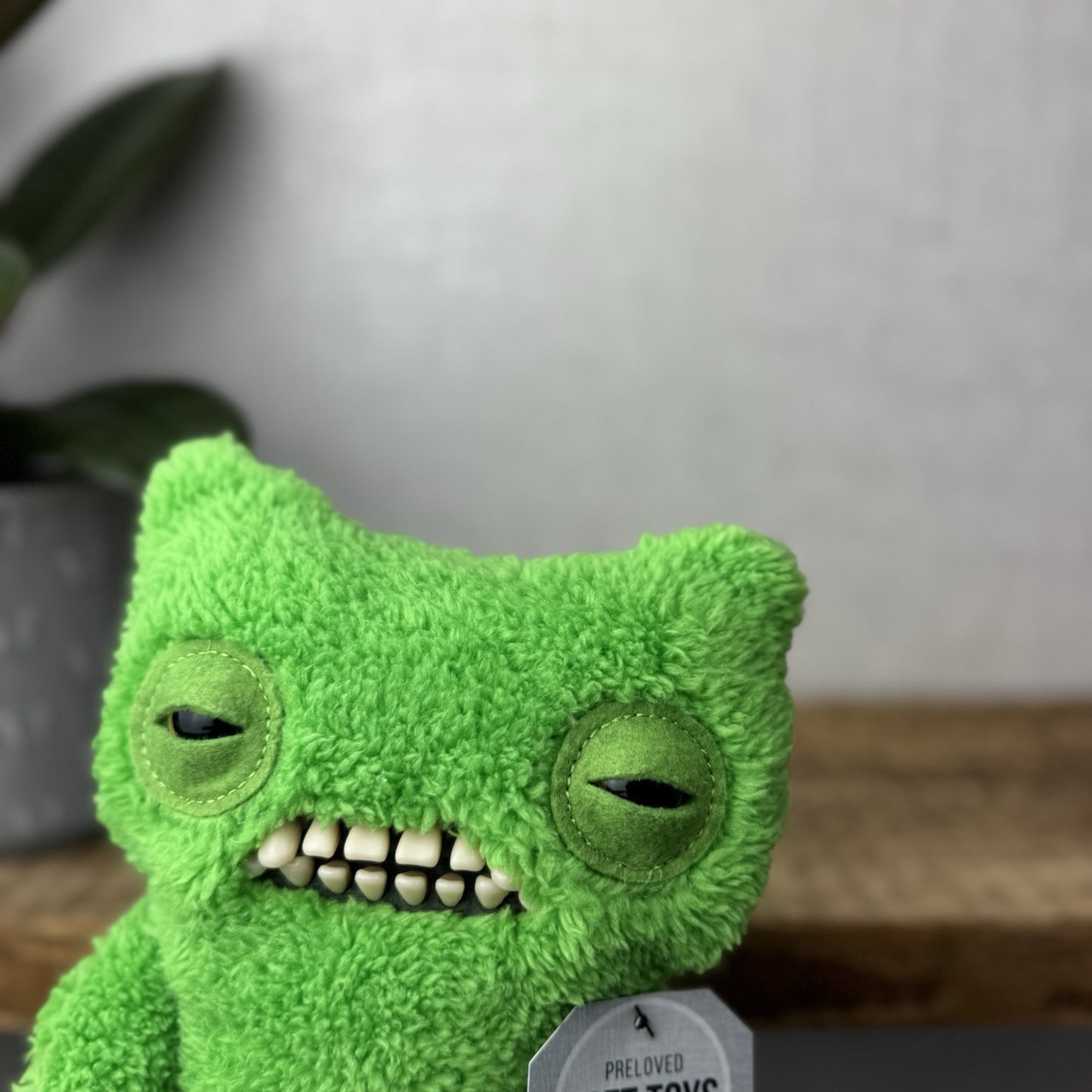 Fuggler Funny Ugly Monster Snuggler Edition - Munch Much Green Fugg Rare Soft