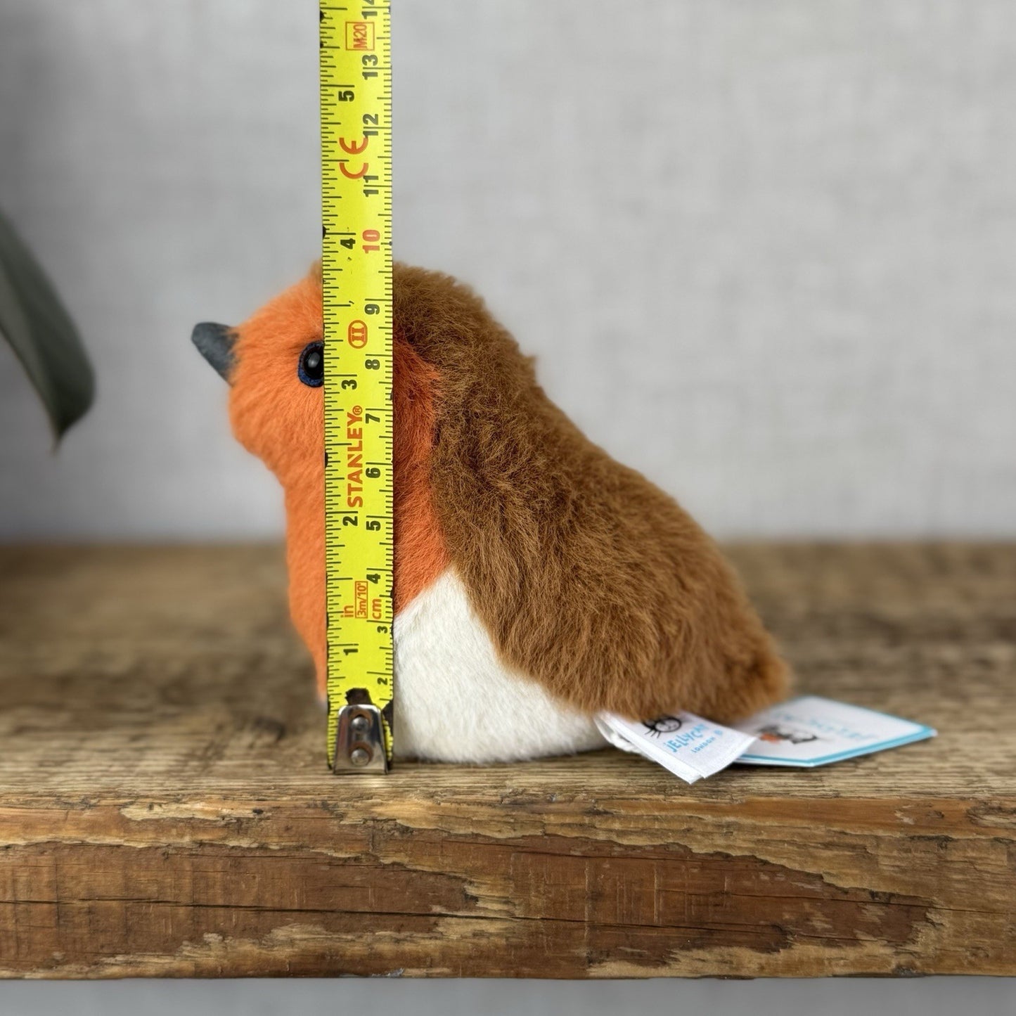Jellycat Birdling Robin - Bird Pocket Pal Beanie Fluffy Bird Soft Toy Retired 4"