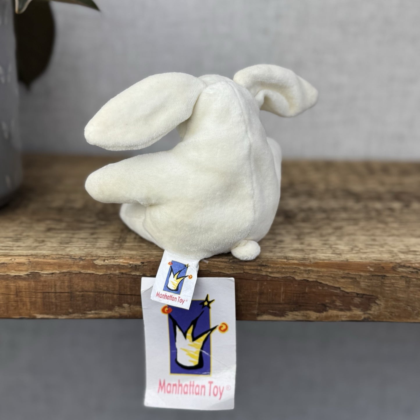 Manhattan Toy Company - Paulina Pudgie Bunny Rabbit - With tags (Old Jellycat)
