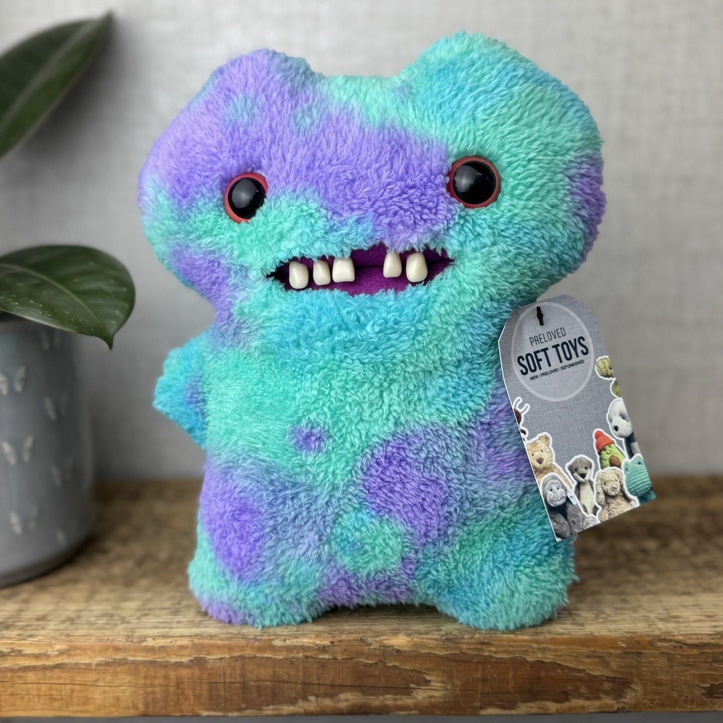 Fuggler Funny Ugly Monster Gaptooth McGoo Laboratory Misfits Purple/blue Monster