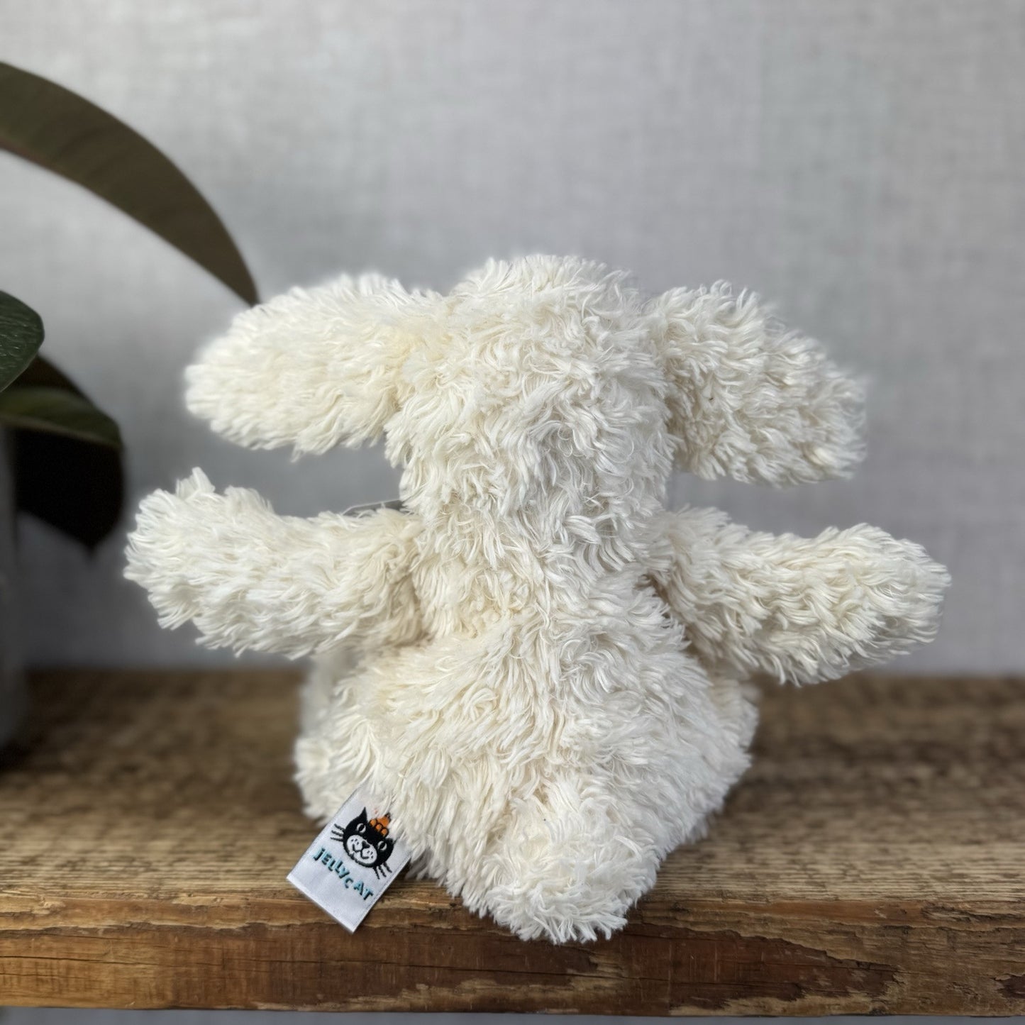 Jellycat Small Toastie Bunny - Small Cream Bunny Whiskers Vintage Curly Fur 9”